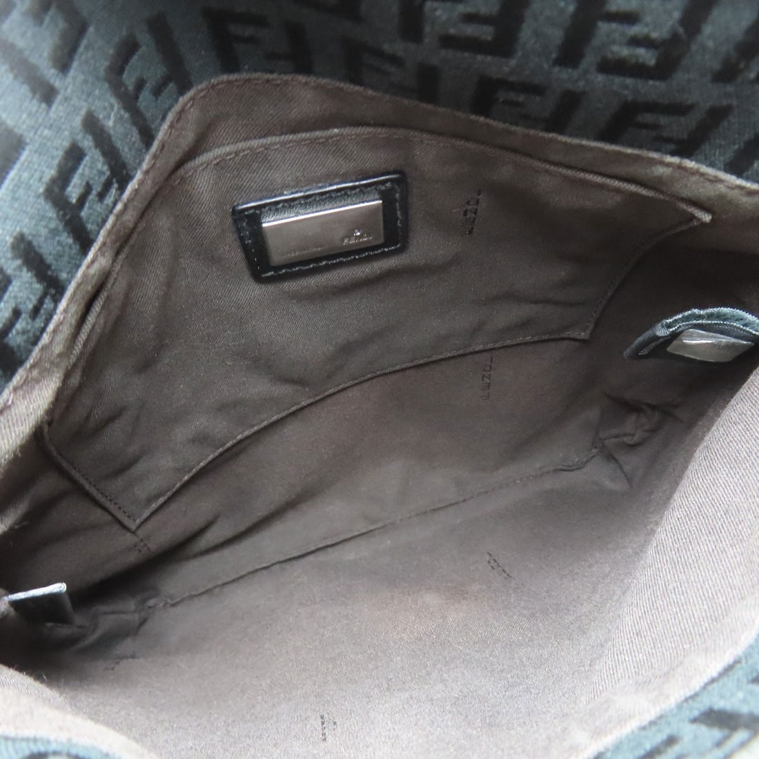 Fendi Zucca Pattern Shoulder Bag Canvas - 5