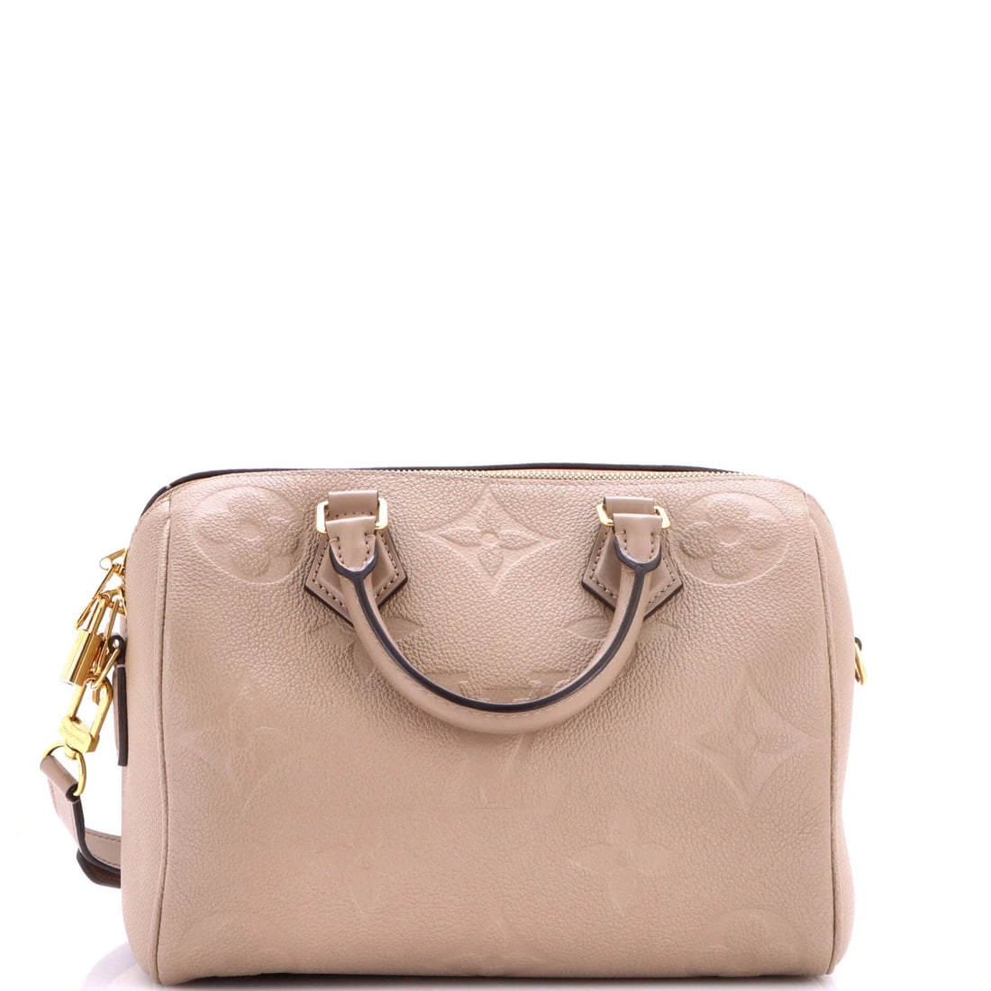 Speedy Monogram Bag Empreinte Louis Vuitton Giant 25: Speedy Monogram Bag Empreinte Louis Vuitton Giant 25 Speedy Monogram Bag Empreinte Louis Vuitton Giant 25 - A Timeless Neutral ClassicThis Louis Vuitton Speedy Bandouliere Bag features a neutral