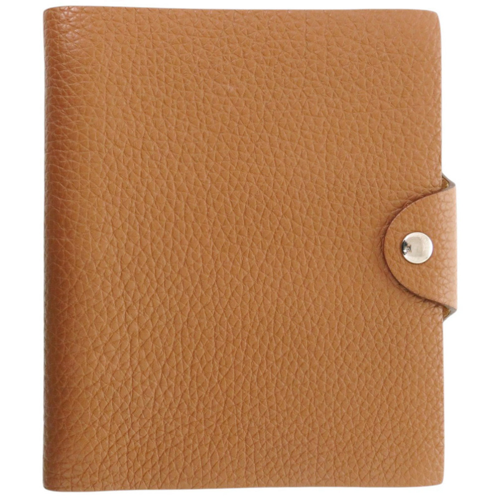 Excellent Condition Hermes Ulysses Pm Togo Leather Notebook Cover In Gold With Silver Hardware ?O: Excellent Condition Hermes Ulysses Pm Togo Leather Notebook Cover In Gold With Silver Hardware ?O The Hermes Ulysses PM Togo Leather Notebook Cover in Gold with Silver Hardware is a beautifully crafte