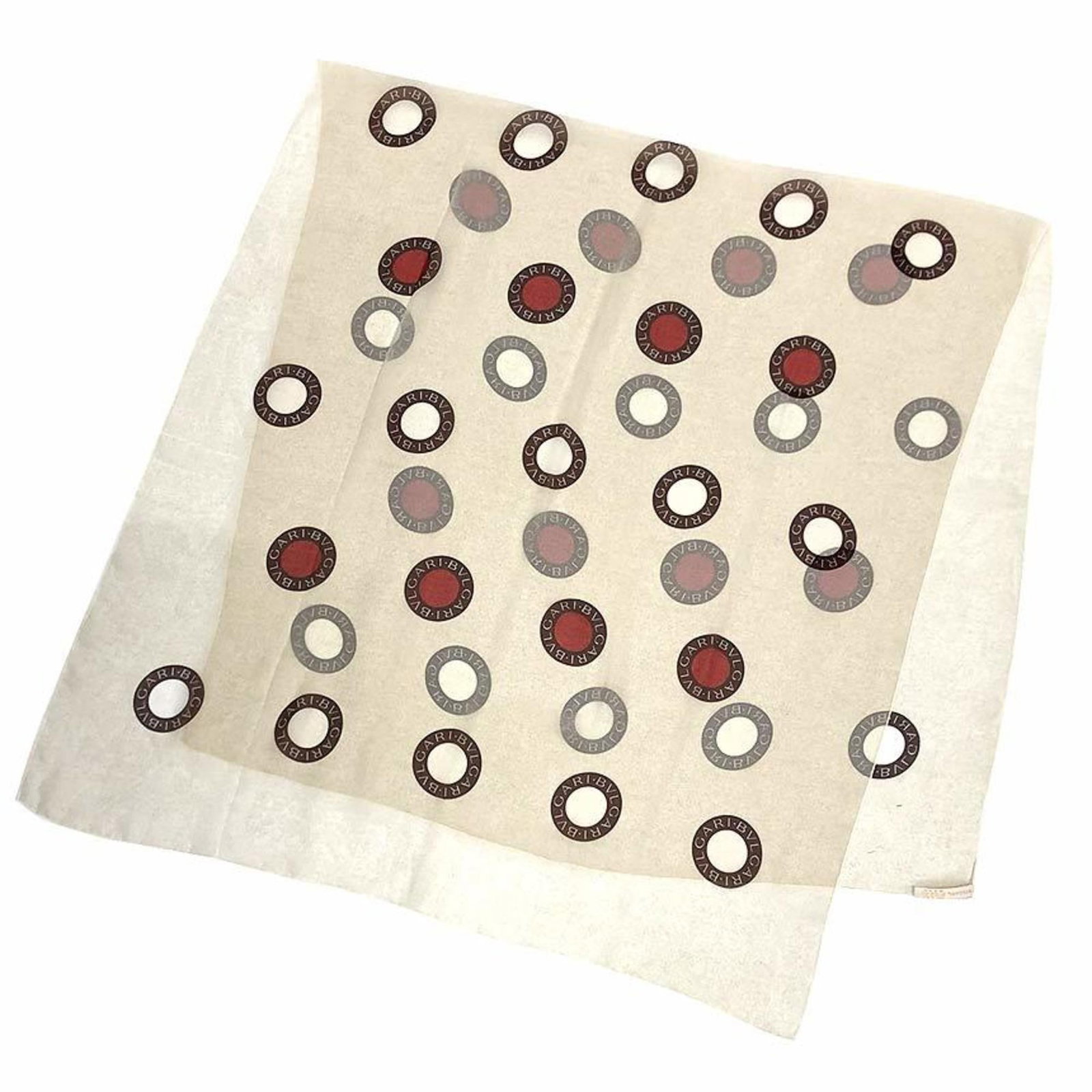 Silk Scarf Bvlgari: Silk Scarf Bvlgari Silk Scarf Bvlgari - A Luxurious Italian Design. Made from high-quality silk, this scarf features a stunning beige and red color combination that adds a touch of elegance to any out