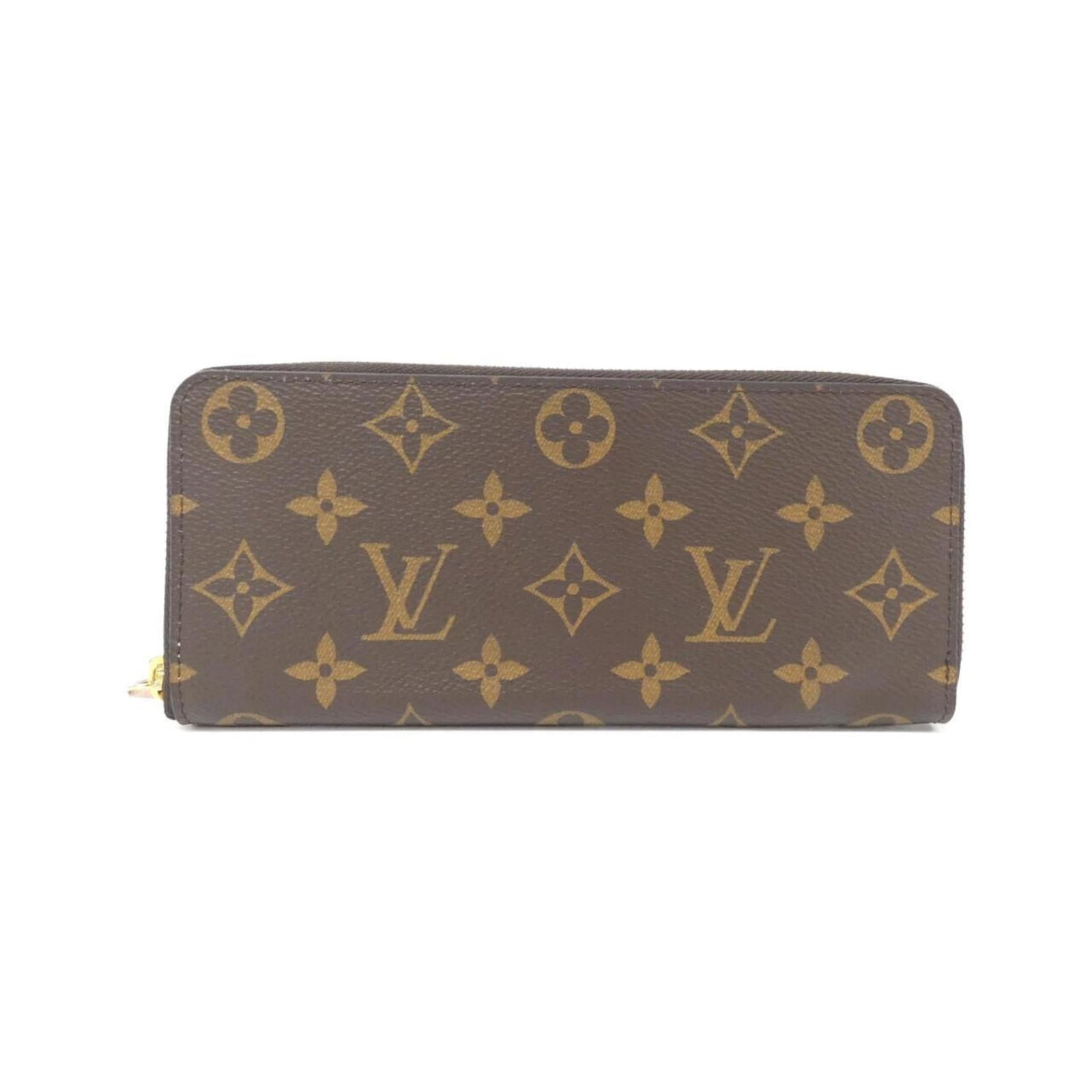 Canvas Long Wallet Coated Louis Vuitton Bi Fold: Canvas Long Wallet Coated Louis Vuitton Bi Fold Marron and Rose ballerine colors add a touch of elegance to this coated canvas long wallet, a bi-fold design that offers a spacious interior for