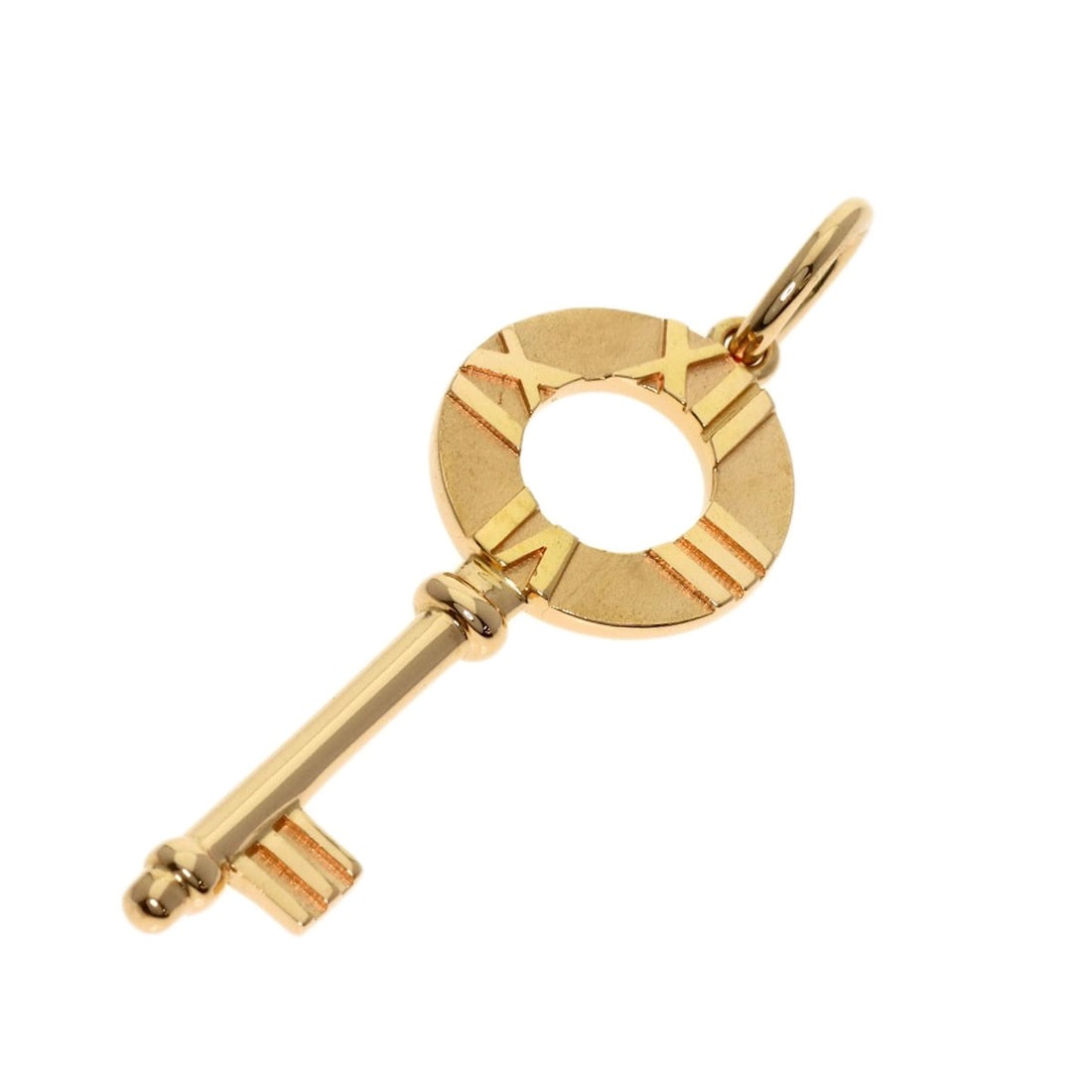 Tiffany&Co. Atlas Key Pendant Top K18 Pink Gold: Tiffany&Co. Atlas Key Pendant Top K18 Pink Gold Top K18 Pink Gold pendant from Tiffany&Co. showcases elegant gold design. This pendant top features K18 pink gold material, a hallmark of luxury and