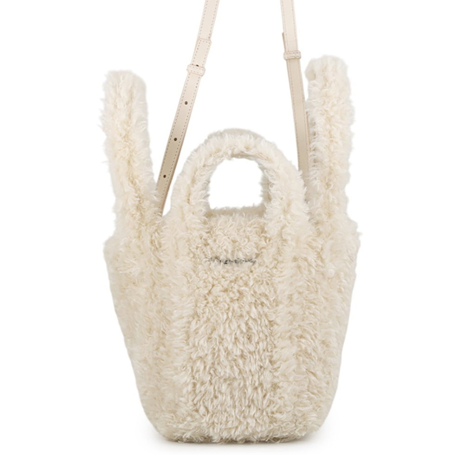 Fur Leather Handbag Shoulder Bag: Fur Leather Handbag Shoulder Bag The Balenciaga Fur Leather Shoulder Bag boasts a sleek, ivory finish and silver hardware, adding a touch of sophistication to any outfit. With a spacious zipper
