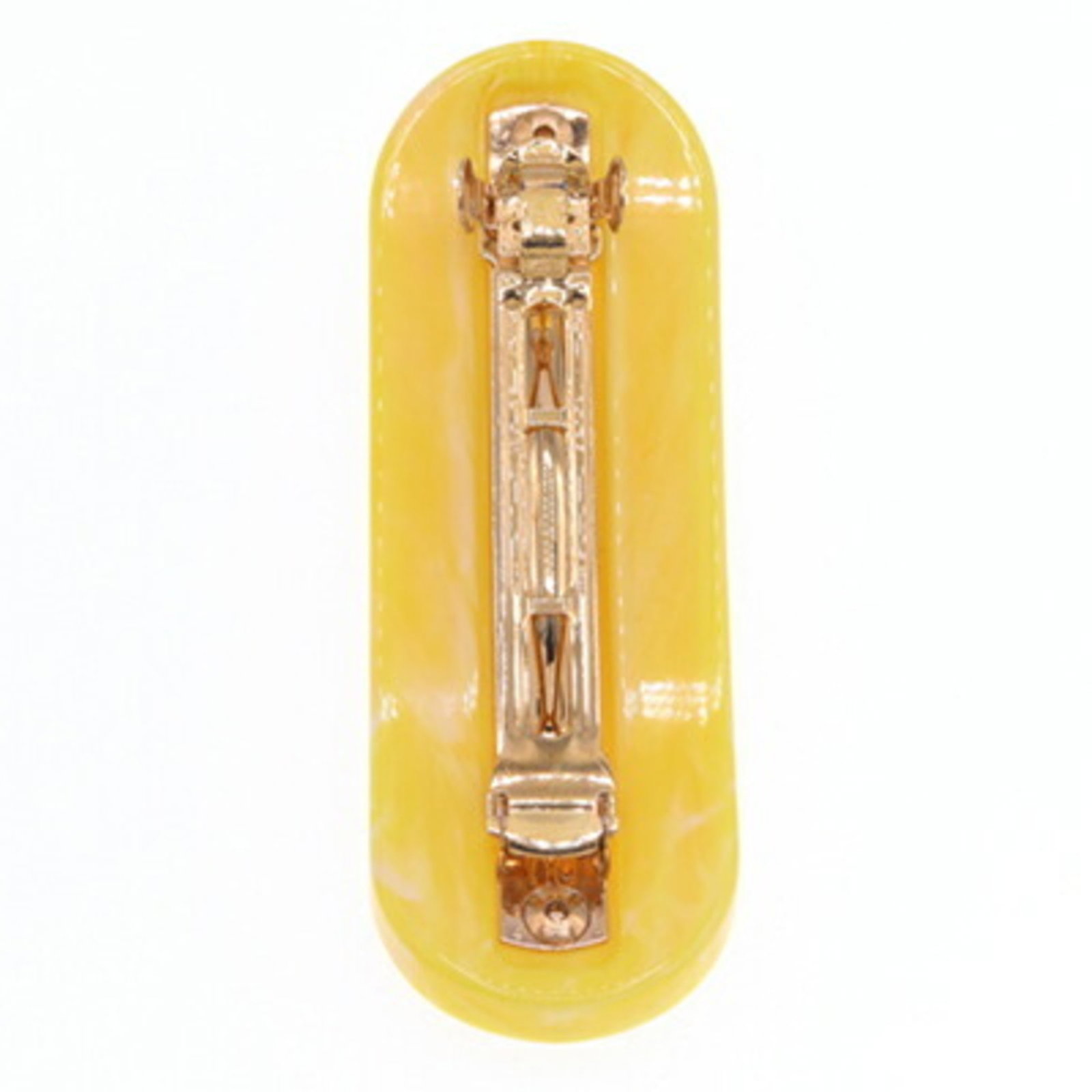 Plastic Metal Prada Barrette - 2