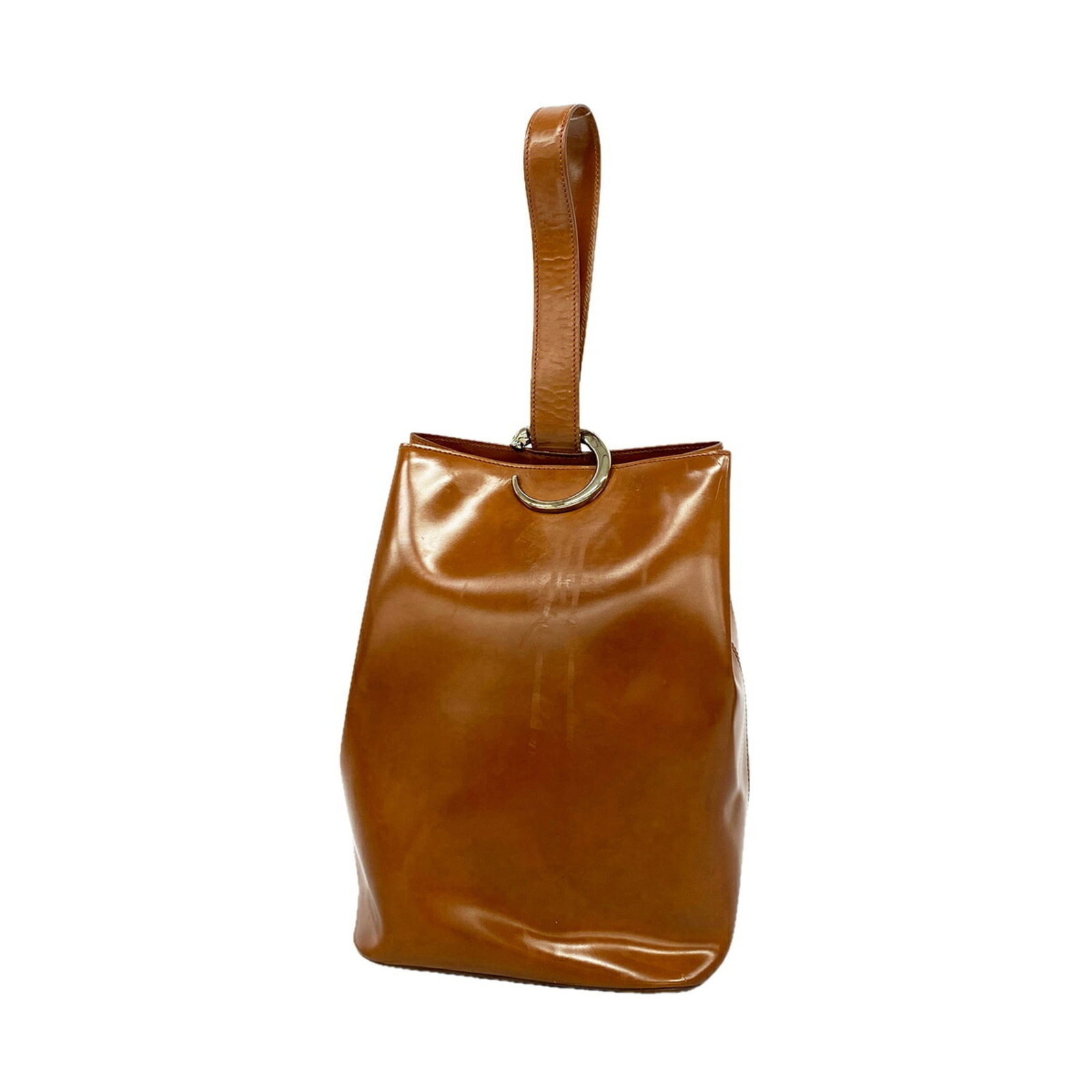 Shoulder Bag Cartier Leather: Shoulder Bag Cartier Leather Cartier Leather Shoulder Bag - Brown Leather with Silver Hardware, 30cm x 20cm x 14cm. This elegant shoulder bag features high-quality brown leather and silver hardware,
