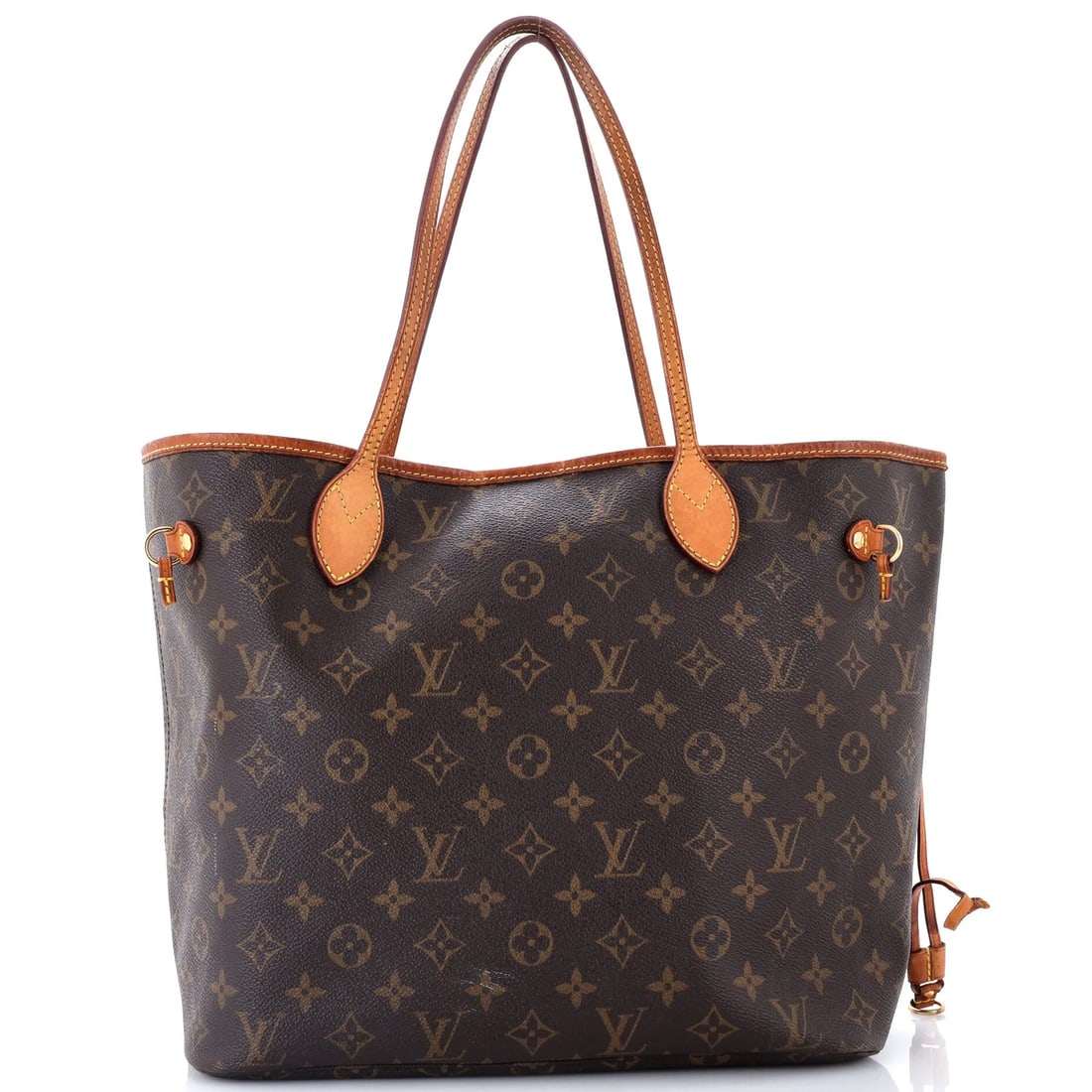 Louis Vuitton Neverfull Tote Monogram Canvas MM: Louis Vuitton Neverfull Tote Monogram Canvas MM The Louis Vuitton Neverfull Tote Monogram Canvas MM is a stylish and spacious tote bag with a classic monogram canvas design. Measuring 12" high, 13" wi