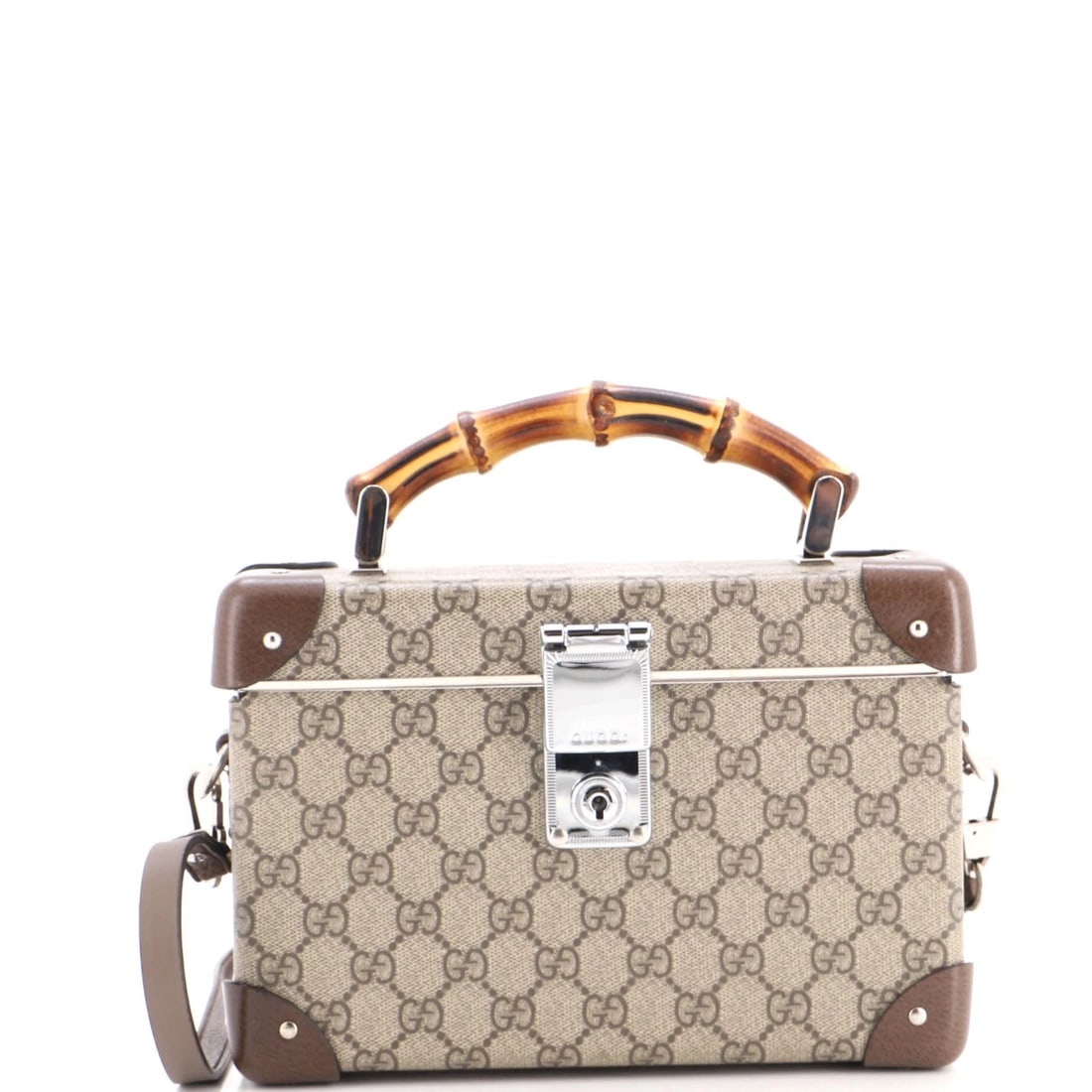 Gucci Bamboo Globe-Trotter Vanity Case GG Coated Canvas (1 of 5)