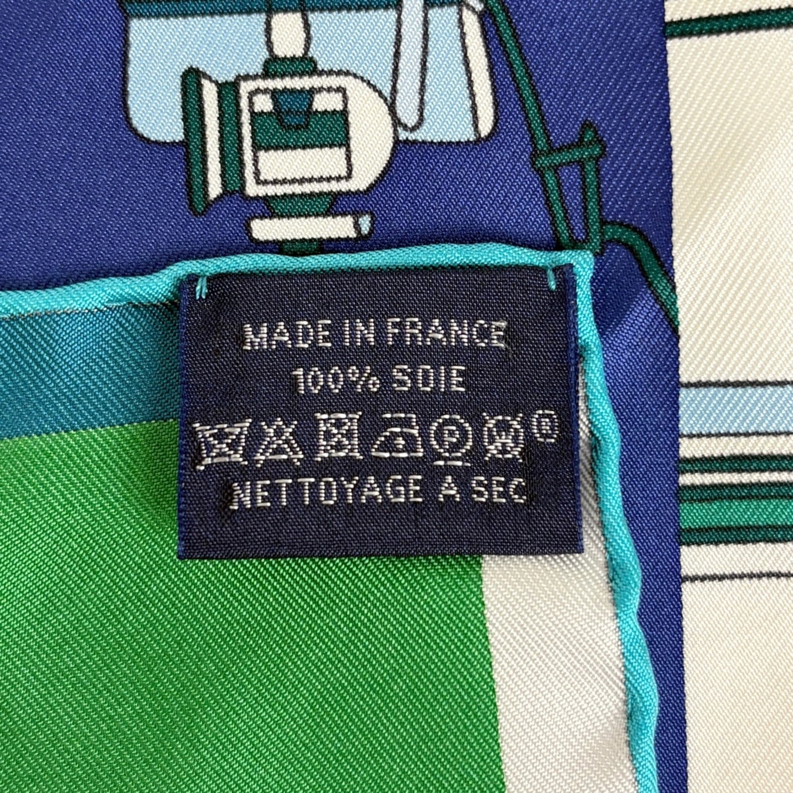 Silk Hermes Scarf - 2