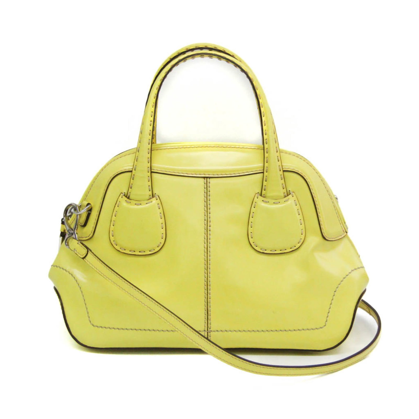 Shoulder Bag Leather Handbag Tod'S: Shoulder Bag Leather Handbag Tod'S Tod's Country of Origin: Italy, a renowned luxury brand, presents this stunning Shoulder Bag Leather Handbag. Made from high-quality patent leather, this vibrant yel