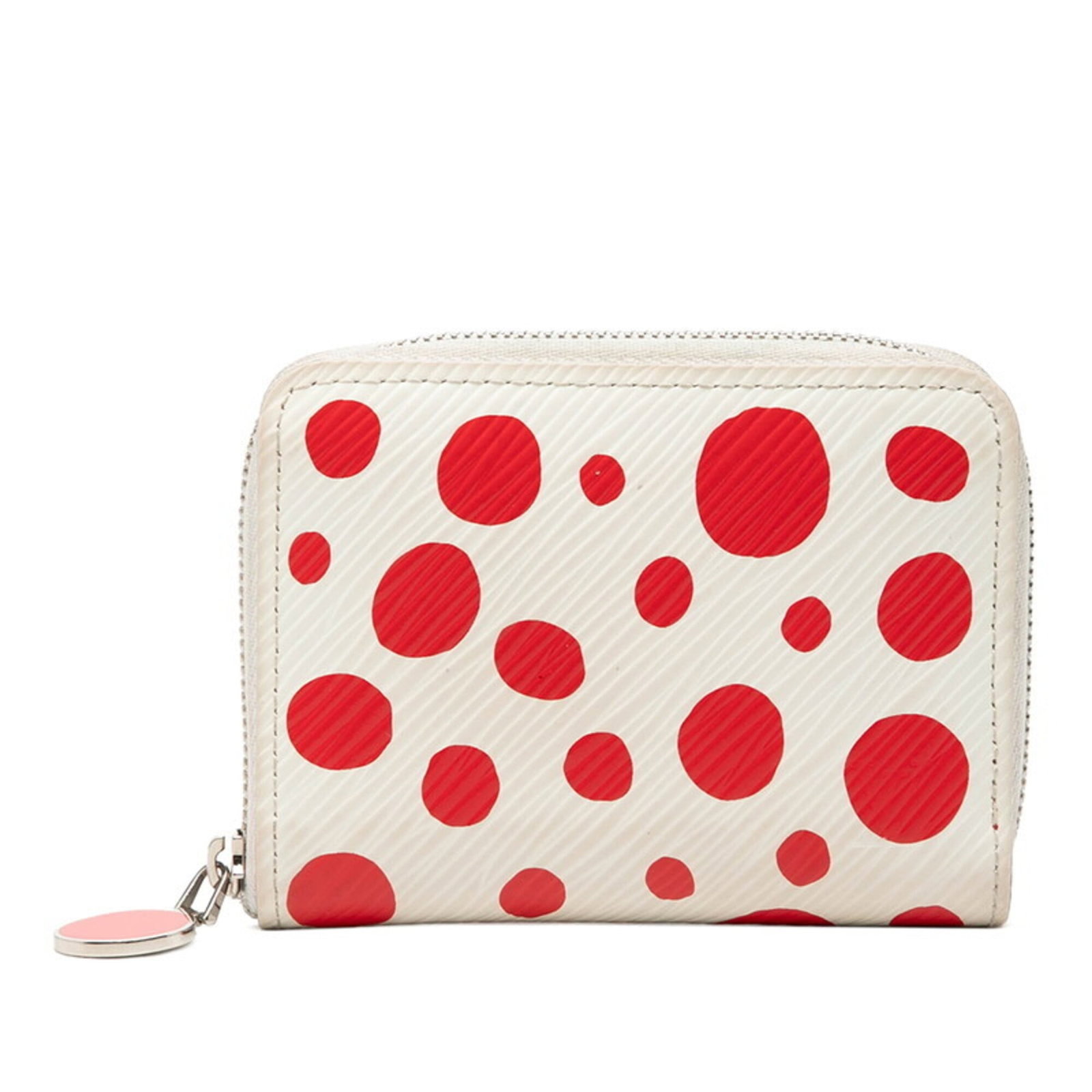 Leather Wallet Bi Fold Louis Vuitton: Leather Wallet Bi Fold Louis Vuitton Red color, White Leather Bi-Fold Wallet from Louis Vuitton Epi Line, measuring 8.5cm x 11cm x 2cm. This long wallet features a classic bi-fold design, showcasing