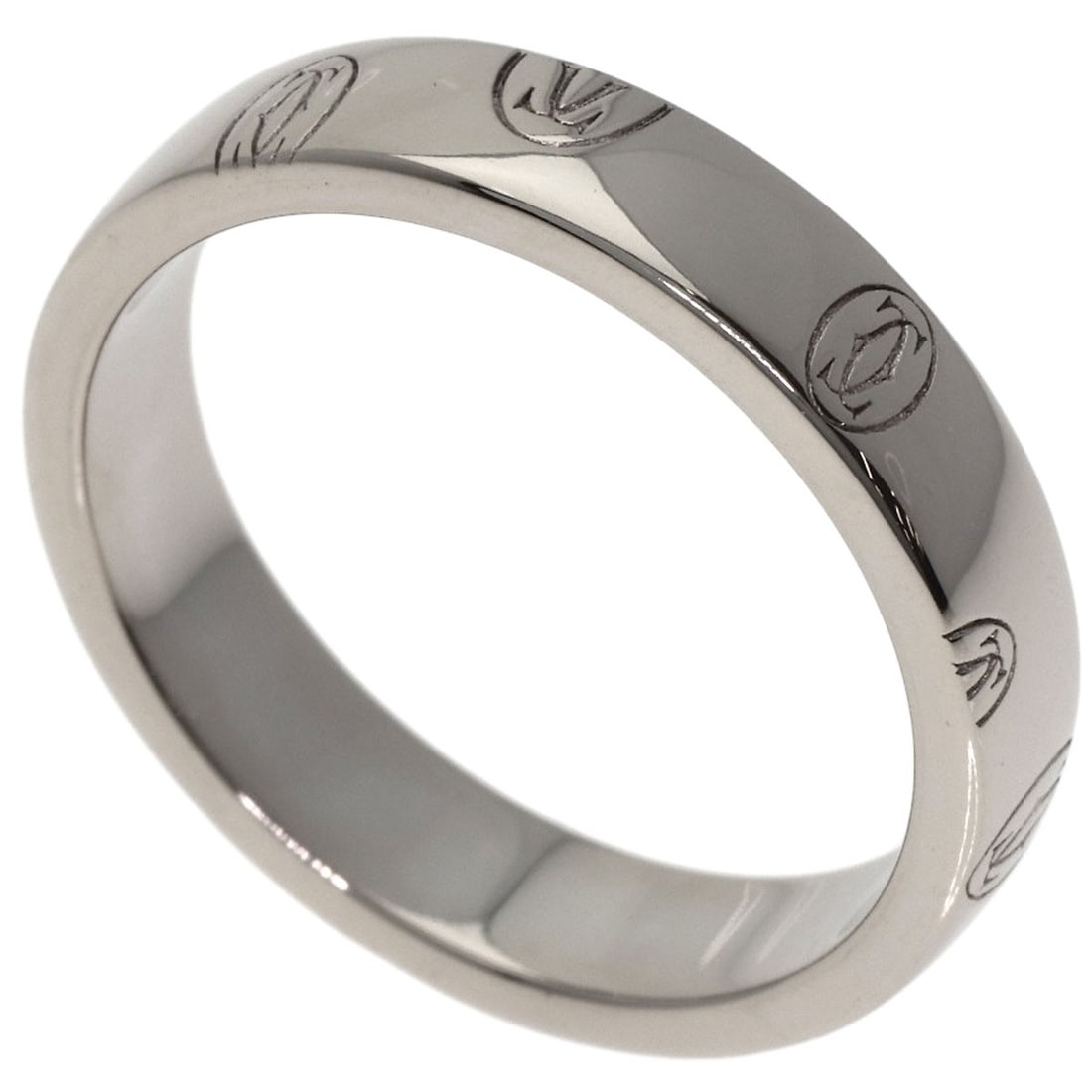 Cartier Happy Birthday # 52 Ring K18 White Gold: Cartier Happy Birthday # 52 Ring K18 White Gold Item Specifics: Brand: CARTIER Style: Ring Material: K18 White Gold Color: Silver Metal: Gold Ring Size: 6.25(US) Main Stone: No stone Type: Ring