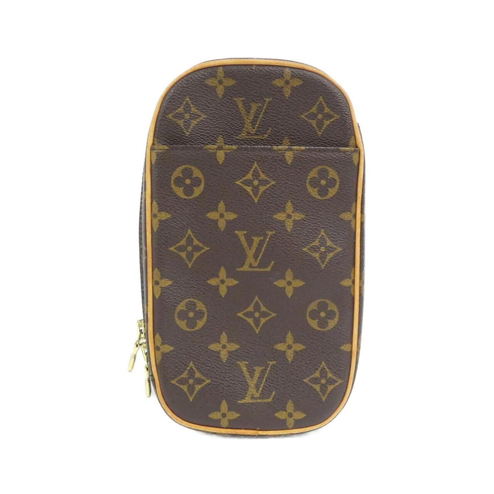 Canvas Coated Sling Shoulder Pochette Bag Vuitton Louis: Canvas Coated Sling Shoulder Pochette Bag Vuitton Louis Canvas Coated Sling Shoulder Pochette Bag Vuitton LouisThis Louis Vuitton Monogram Sling Shoulder Pochette Bag features a coated canvas
