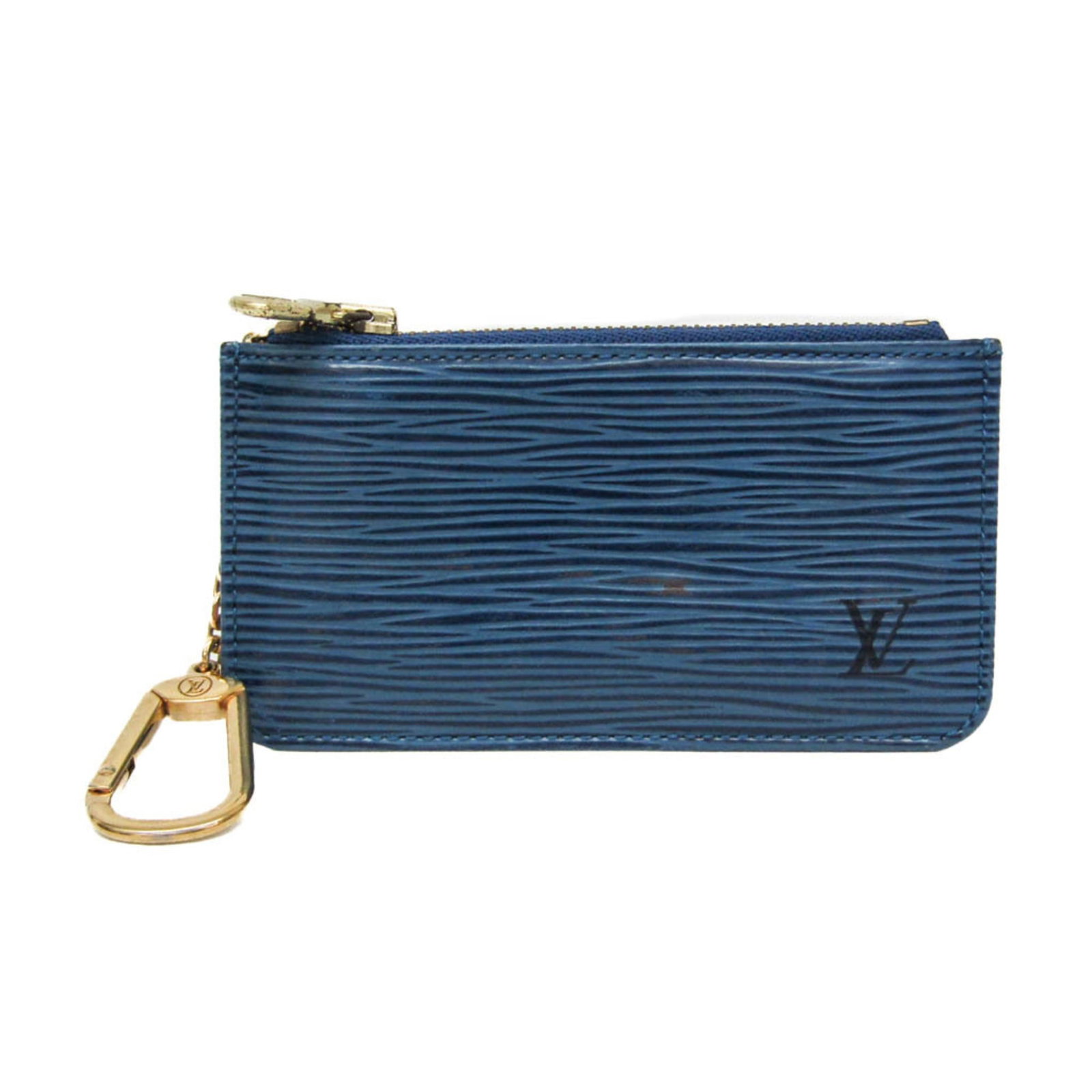 Louis Vuitton Coin Purse/ Coin Case Epi Leather: Louis Vuitton Coin Purse/ Coin Case Epi Leather Toledo blue Epi leather coin purse/coin case from Louis Vuitton, featuring a classic design and durable construction. Made with high-quality Epi