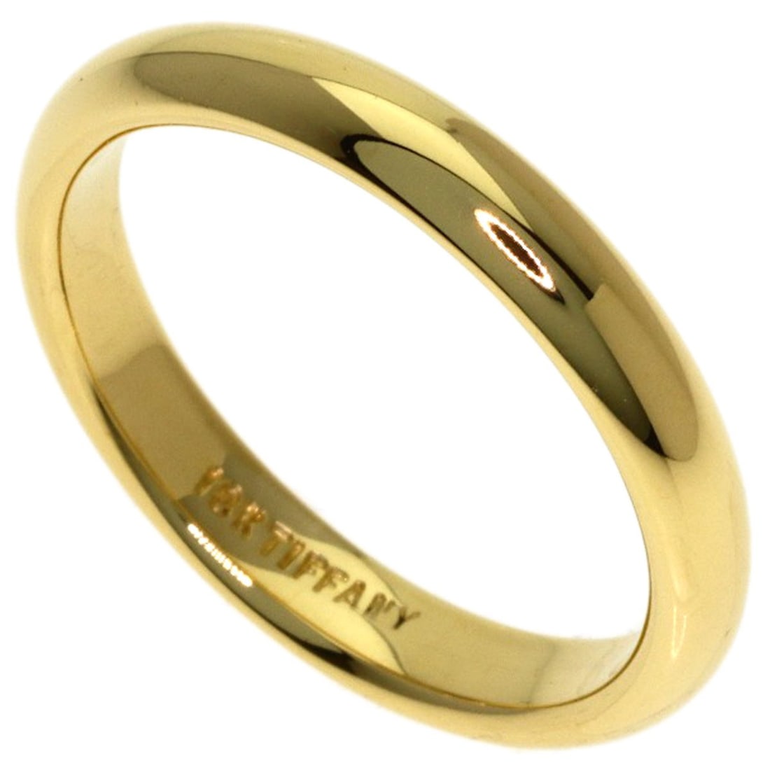 Yellow Gold Tiffany K18 Ring Wedding: Yellow Gold Tiffany K18 Ring Wedding K18 Yellow Gold Tiffany Ring is a stunning piece of jewelry, featuring a 5(US) ring size made from 18k yellow gold. This exquisite ring showcases the iconic