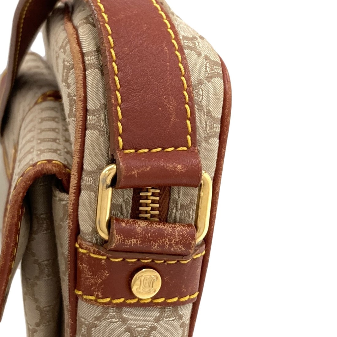 Canvas Celine Macadam Pattern Bag Shoulder - 17