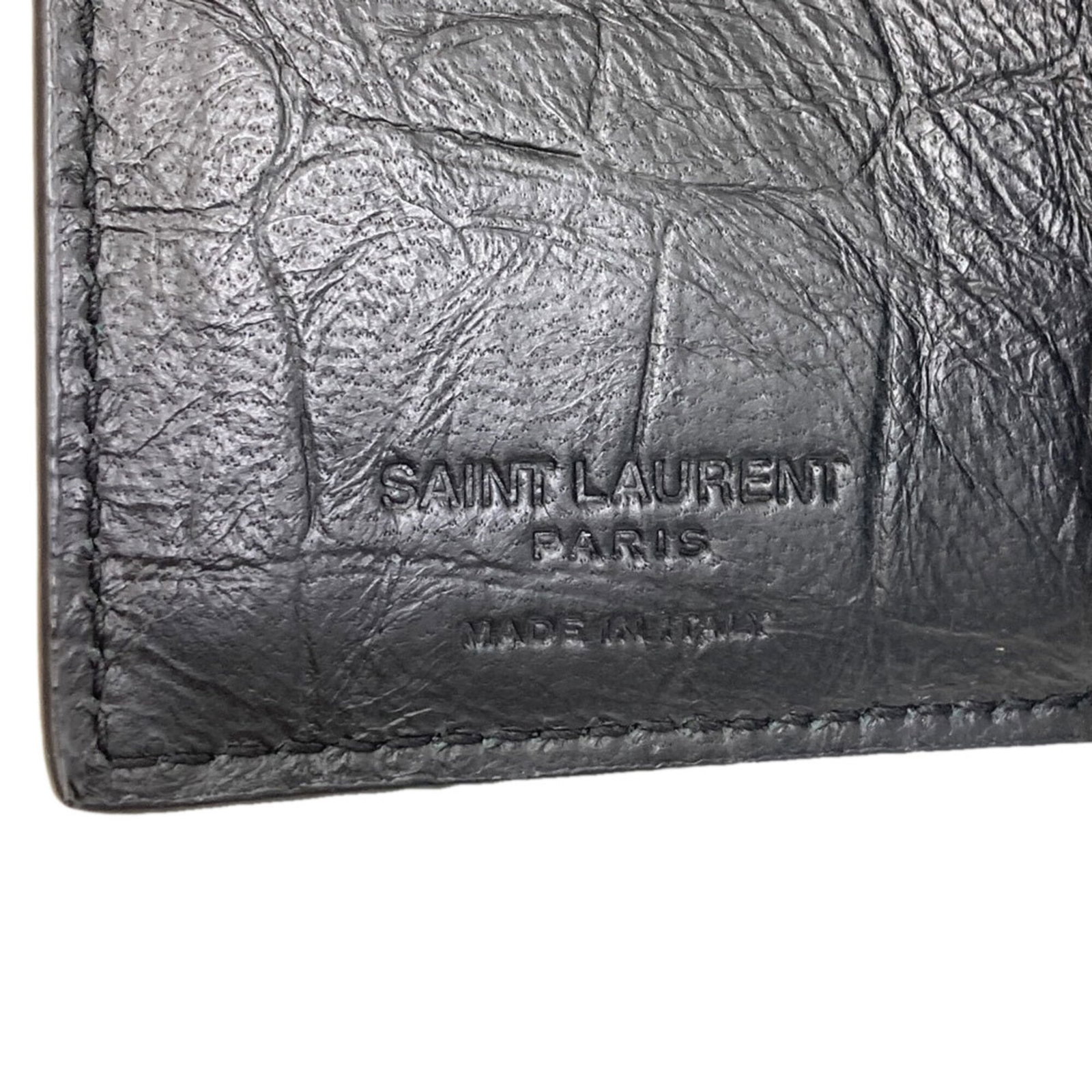 Leather Bi Fold Wallet Saint - 6