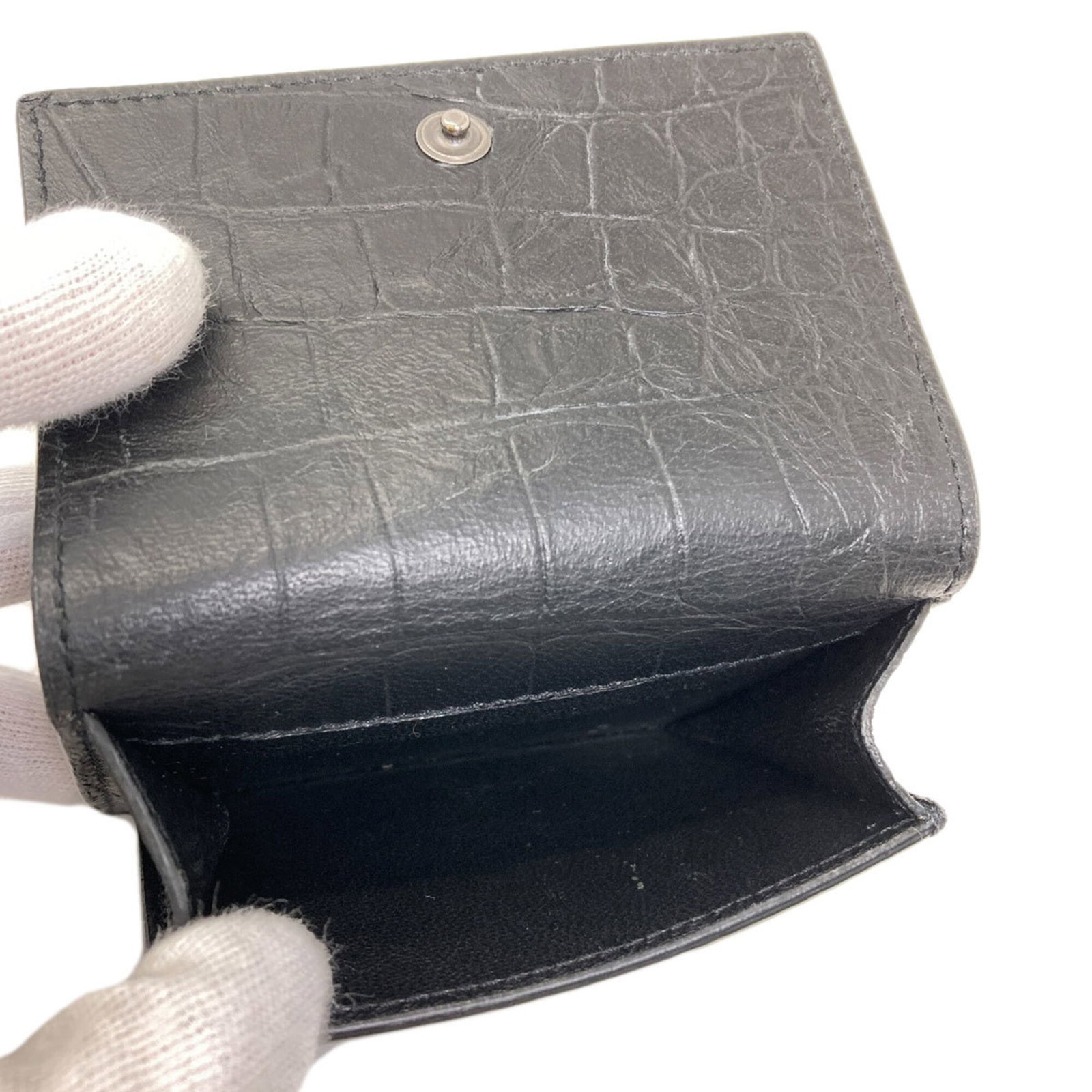 Leather Bi Fold Wallet Saint - 7