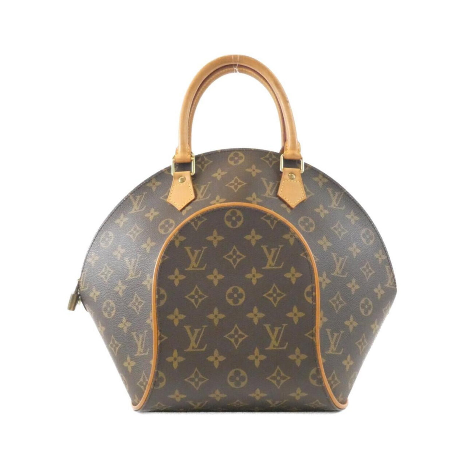 Louis Vuitton Handbag Coated Canvas: Louis Vuitton Handbag Coated Canvas Coated canvas material provides a durable and stylish finish, while the gold hardware adds a touch of luxury. This Louis Vuitton handbag features a signature and