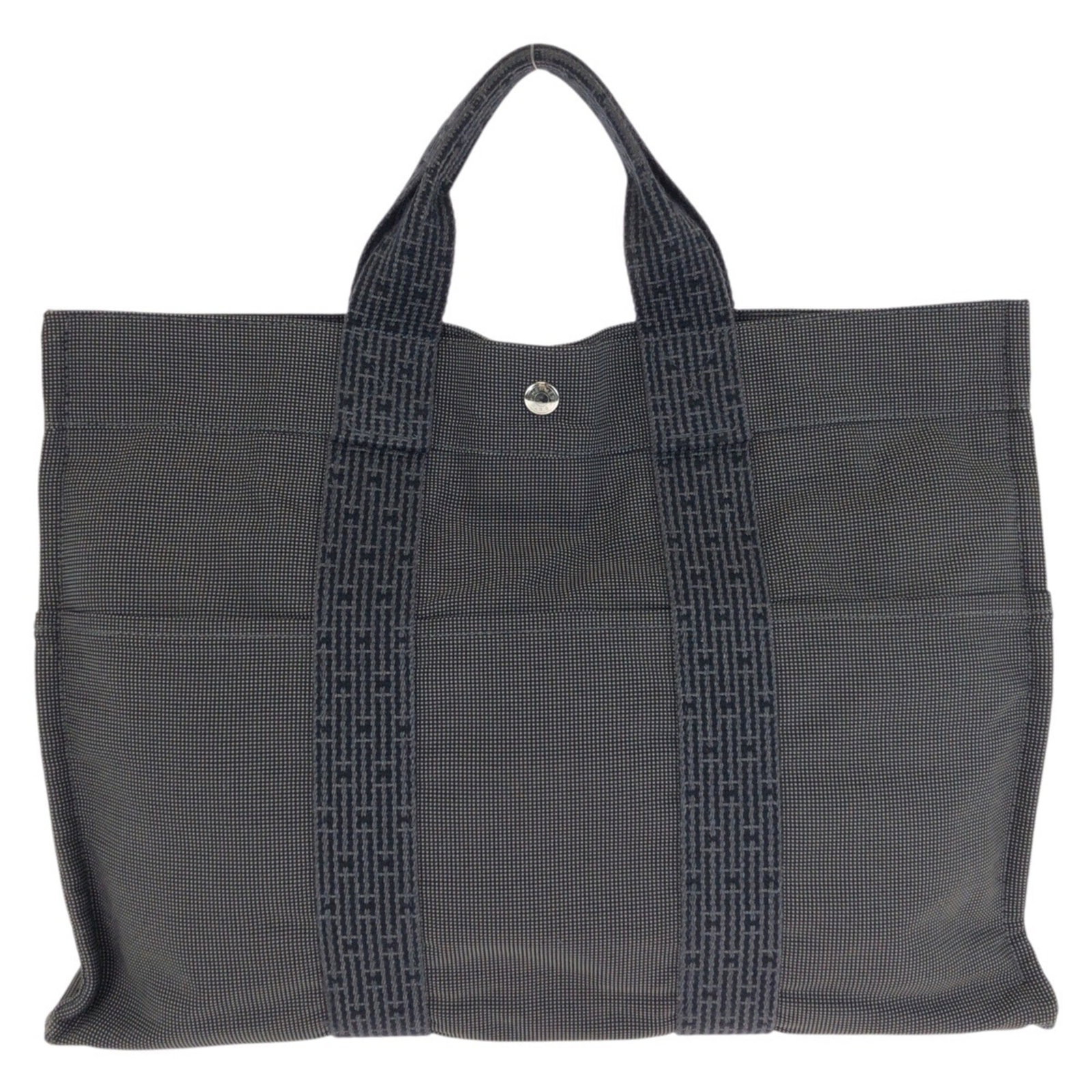 Polyamide Polyester Bag Tote Handbag Hermes - 2
