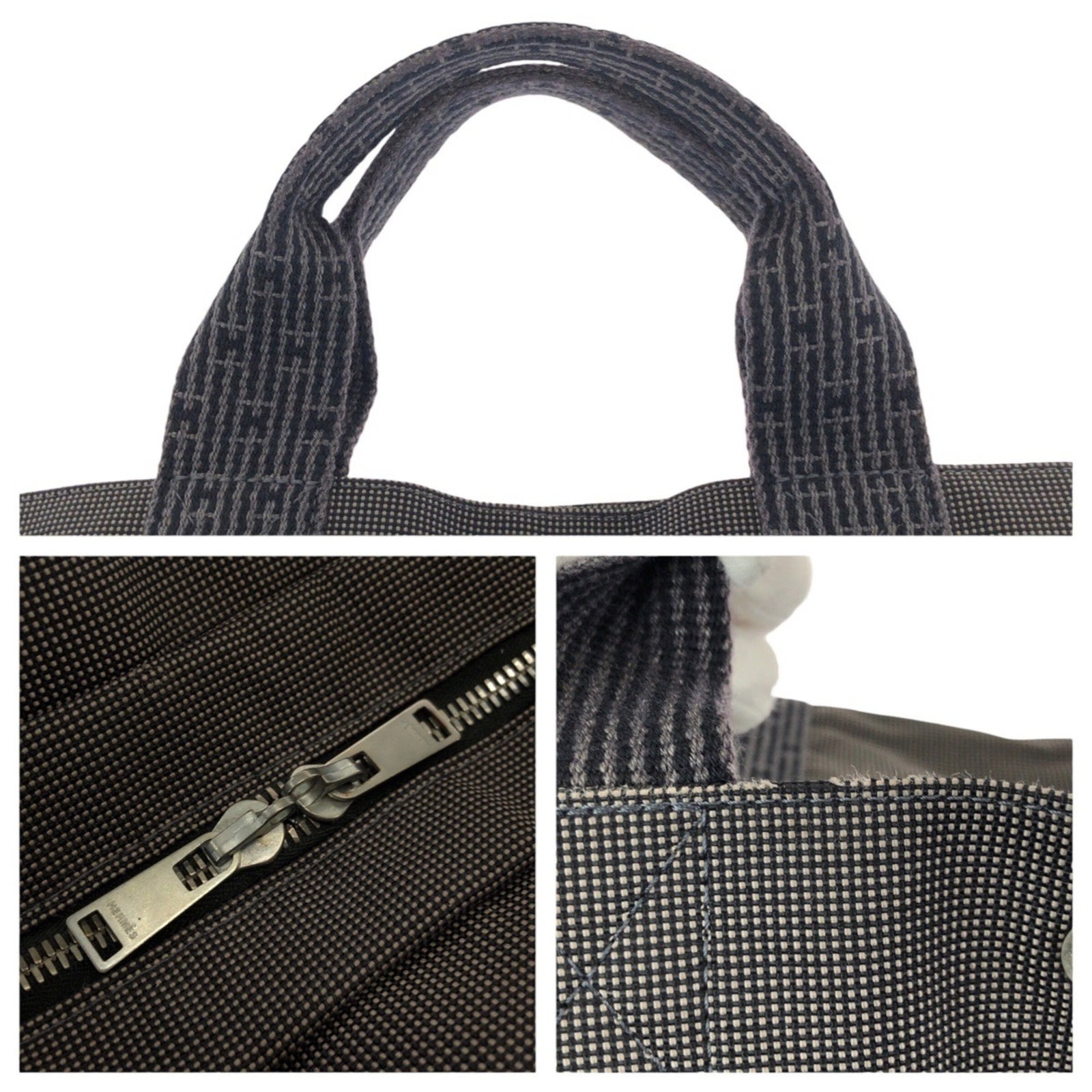 Polyamide Polyester Bag Tote Handbag Hermes - 6