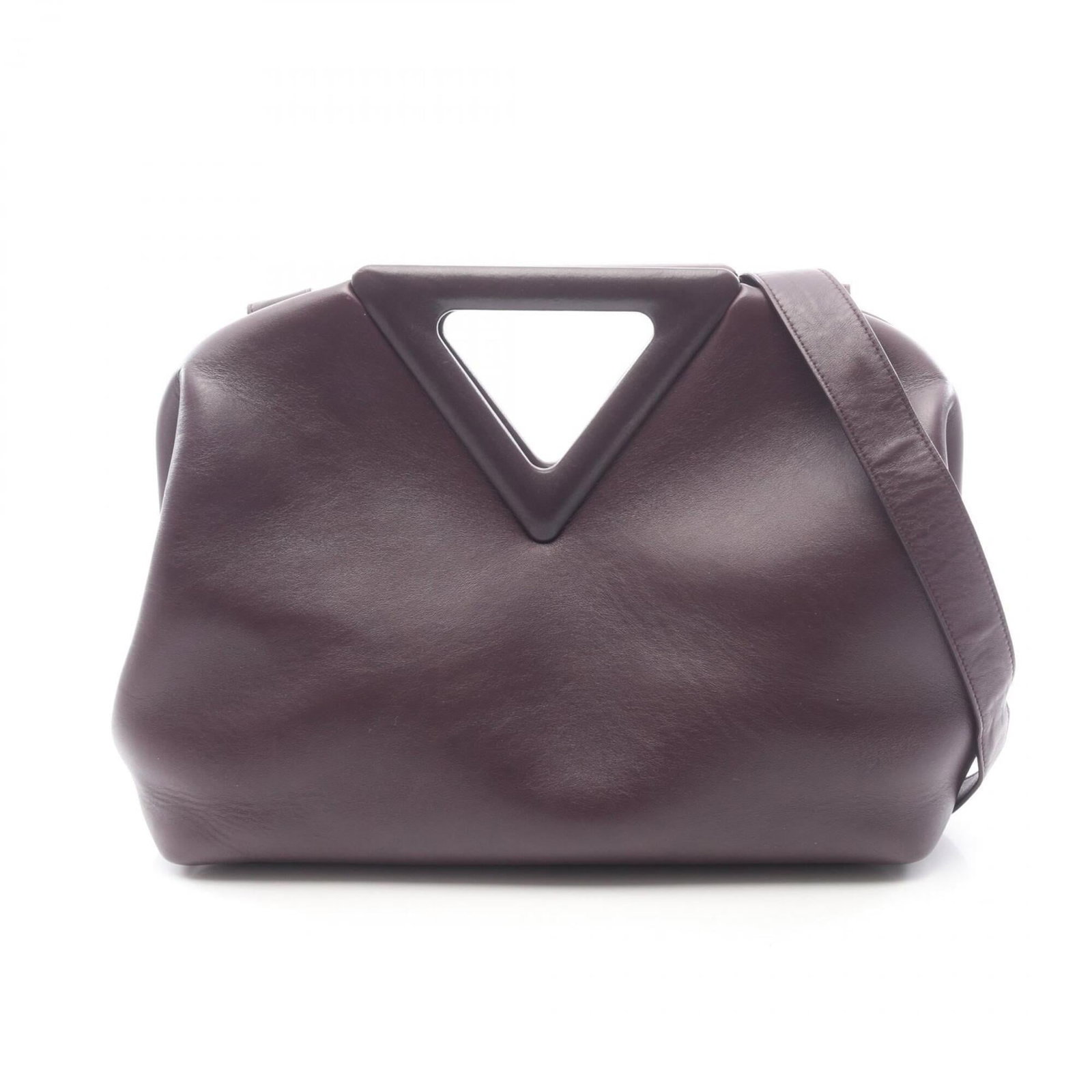 Veneta Leather Handbag Bag Shoulder: Veneta Leather Handbag Bag Shoulder Purple Bottega Veneta leather shoulder bag with a size of 25cm x 32cm x 12cm, featuring a classic design and premium leather material. The bag's signature style