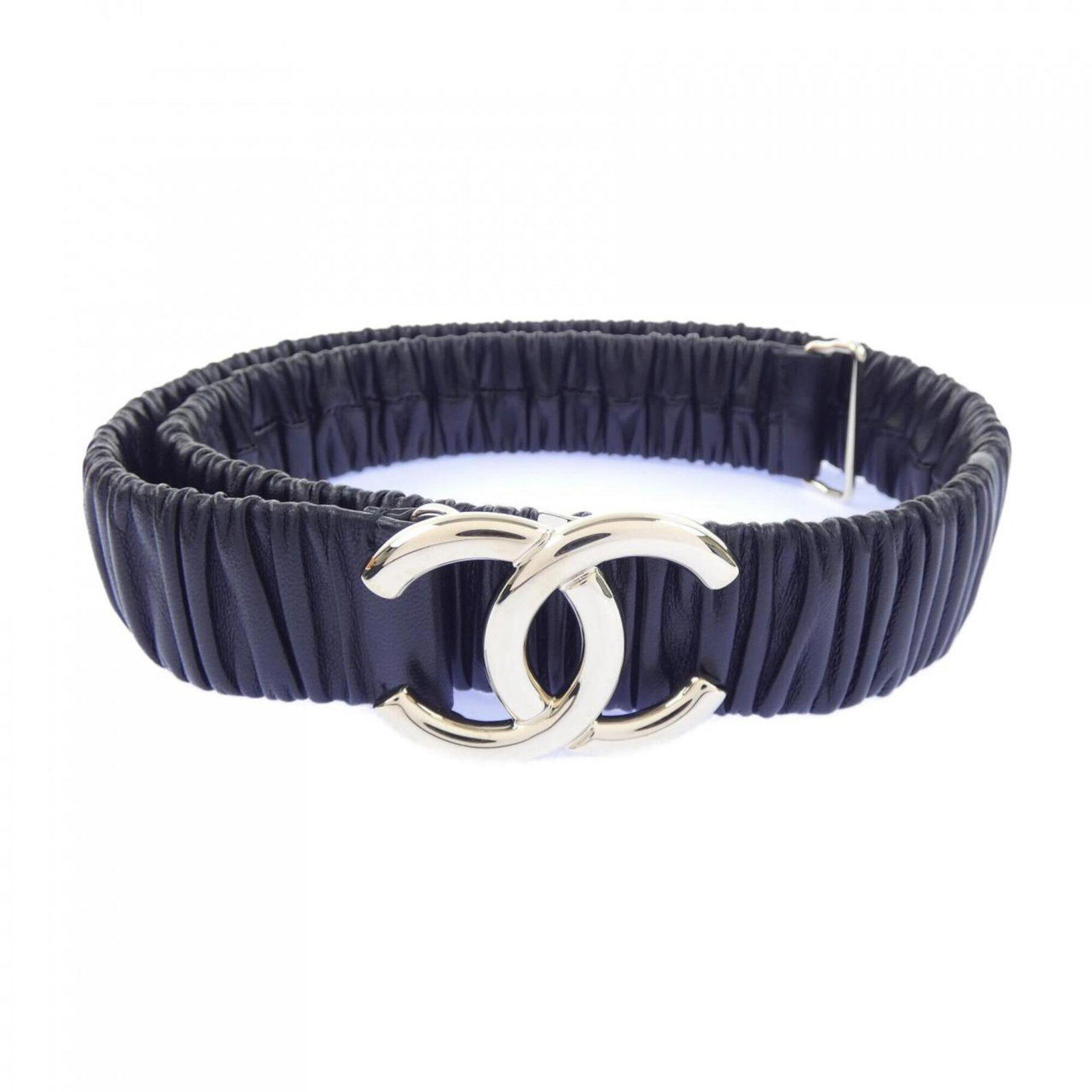 Chanel Standard Belt: Chanel Standard Belt Black Standard Belt from Chanel, measuring 80cm in length. This classic design features a sleek and timeless silhouette, perfect for adding a touch of sophistication to any
