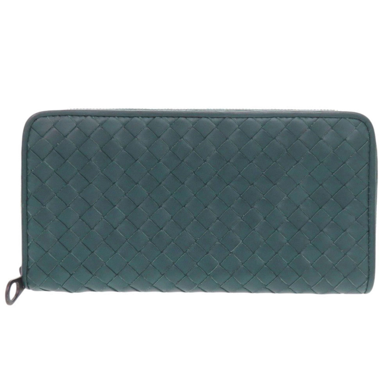 Bottega Veneta Long Wallet (Bi-Fold) Leather: Bottega Veneta Long Wallet (Bi-Fold) Leather Bottega Veneta's bi-fold leather wallet is a sleek, long design with a blue hue. Made from high-quality leather, this wallet measures 10cm x 19cm x 2cm