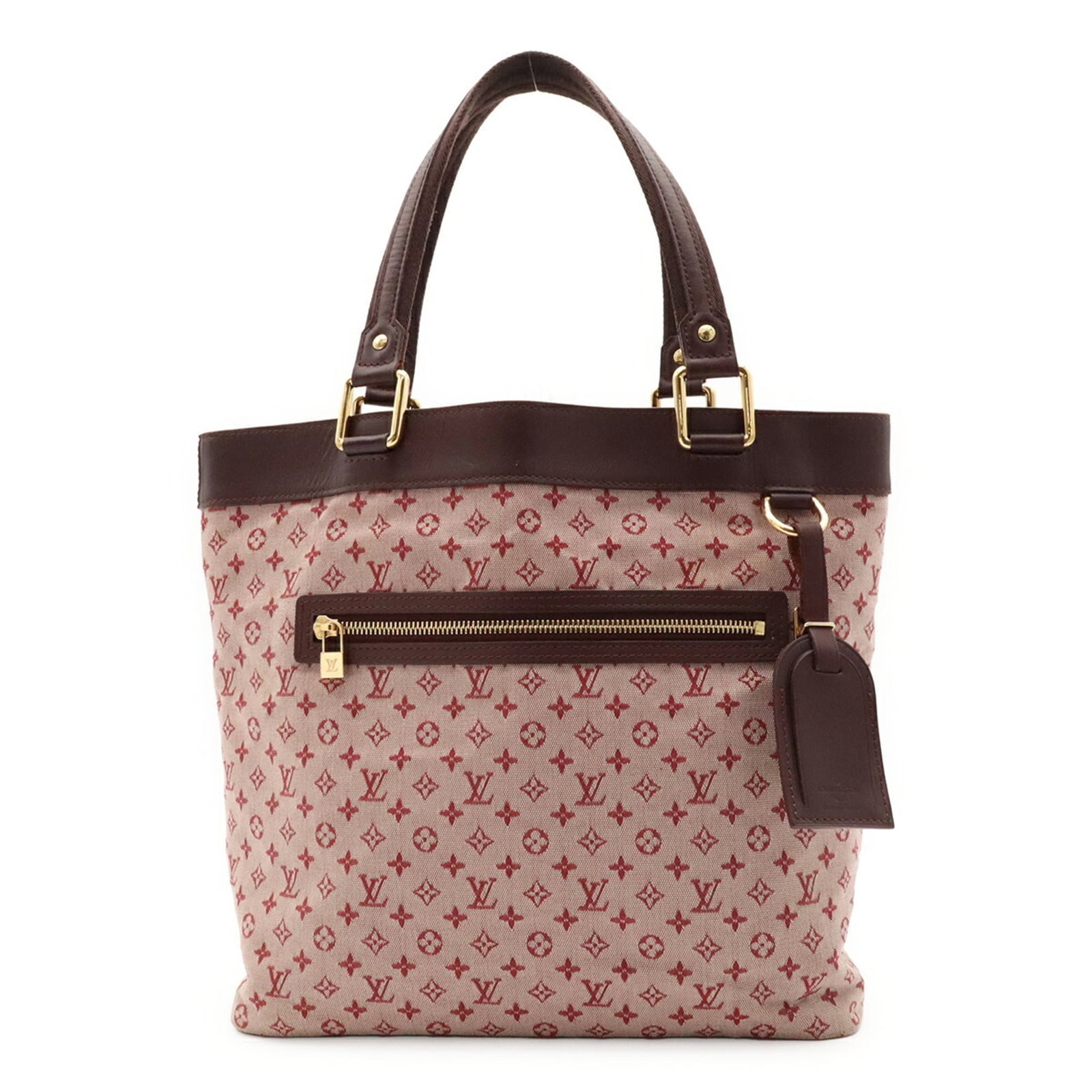 Mini Monogram Tote Handbag Vuitton Louis: Mini Monogram Tote Handbag Vuitton Louis Cherry Monogram Mini Louis Vuitton tote bag features a classic Vuitton design with a signature monogram pattern. Made from high-quality materials, this