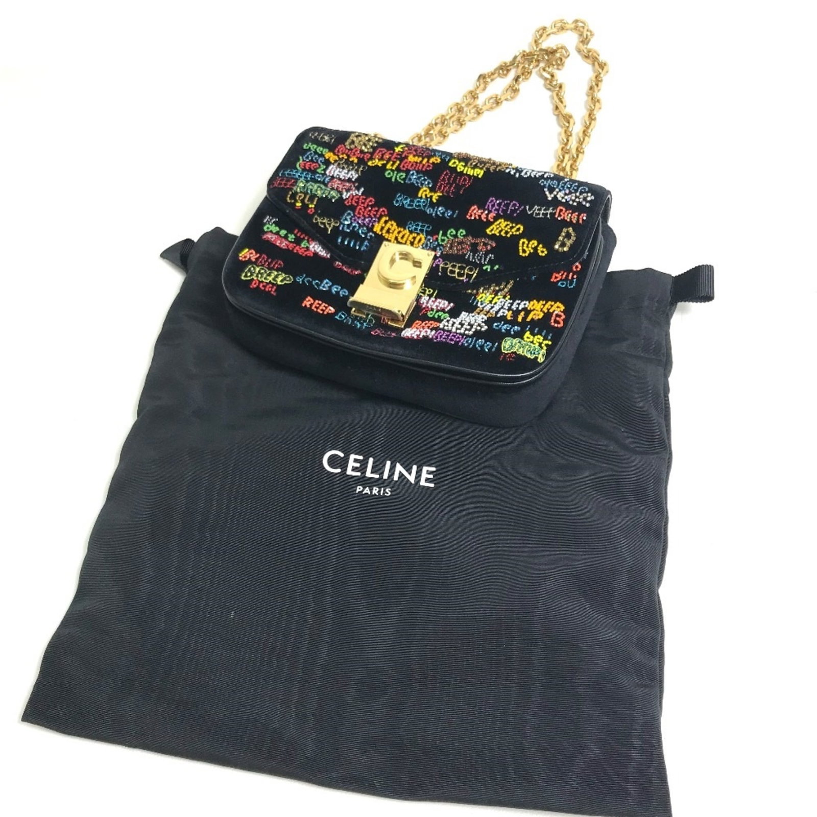 Shoulder Bag Leather Celine - 16