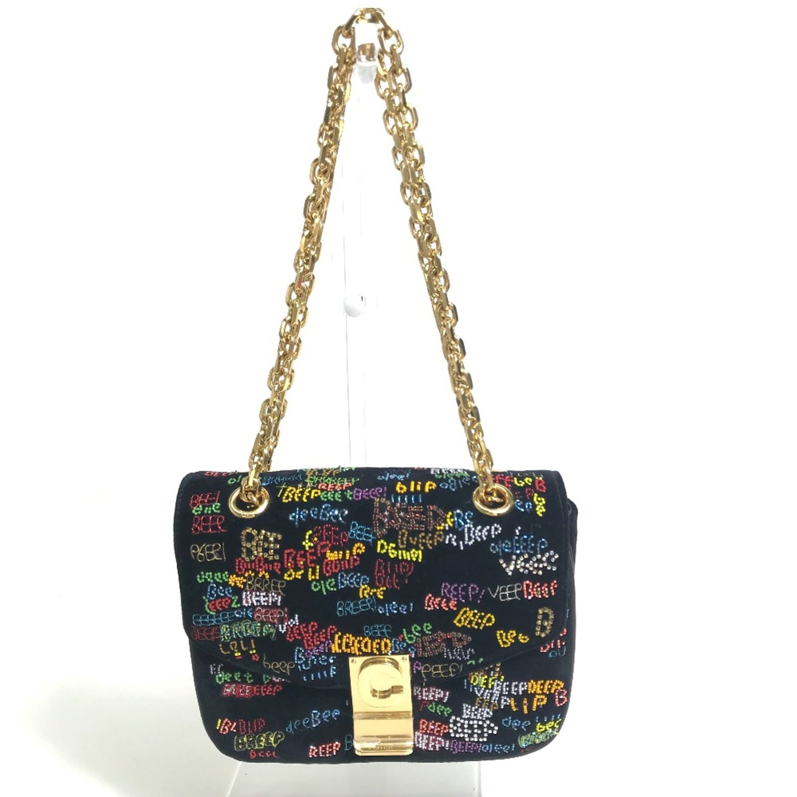Shoulder Bag Leather Celine: Shoulder Bag Leather Celine Black leather shoulder bag from Celine, measuring 18.5cm x 14cm x 5cm. The bag's sleek design and classic style make it a timeless accessory. Made from high-quality