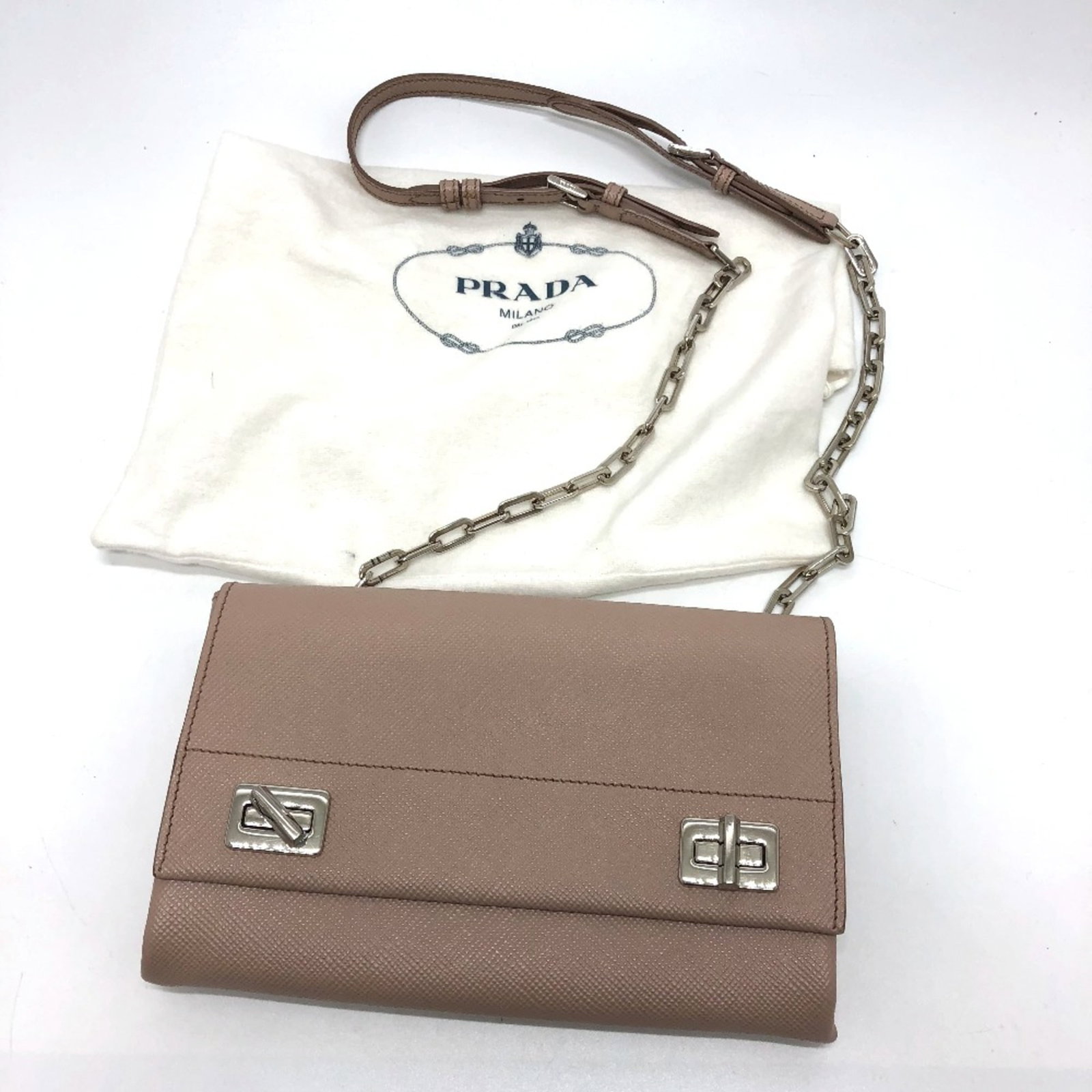 Shoulder Bag Leather Prada - 14