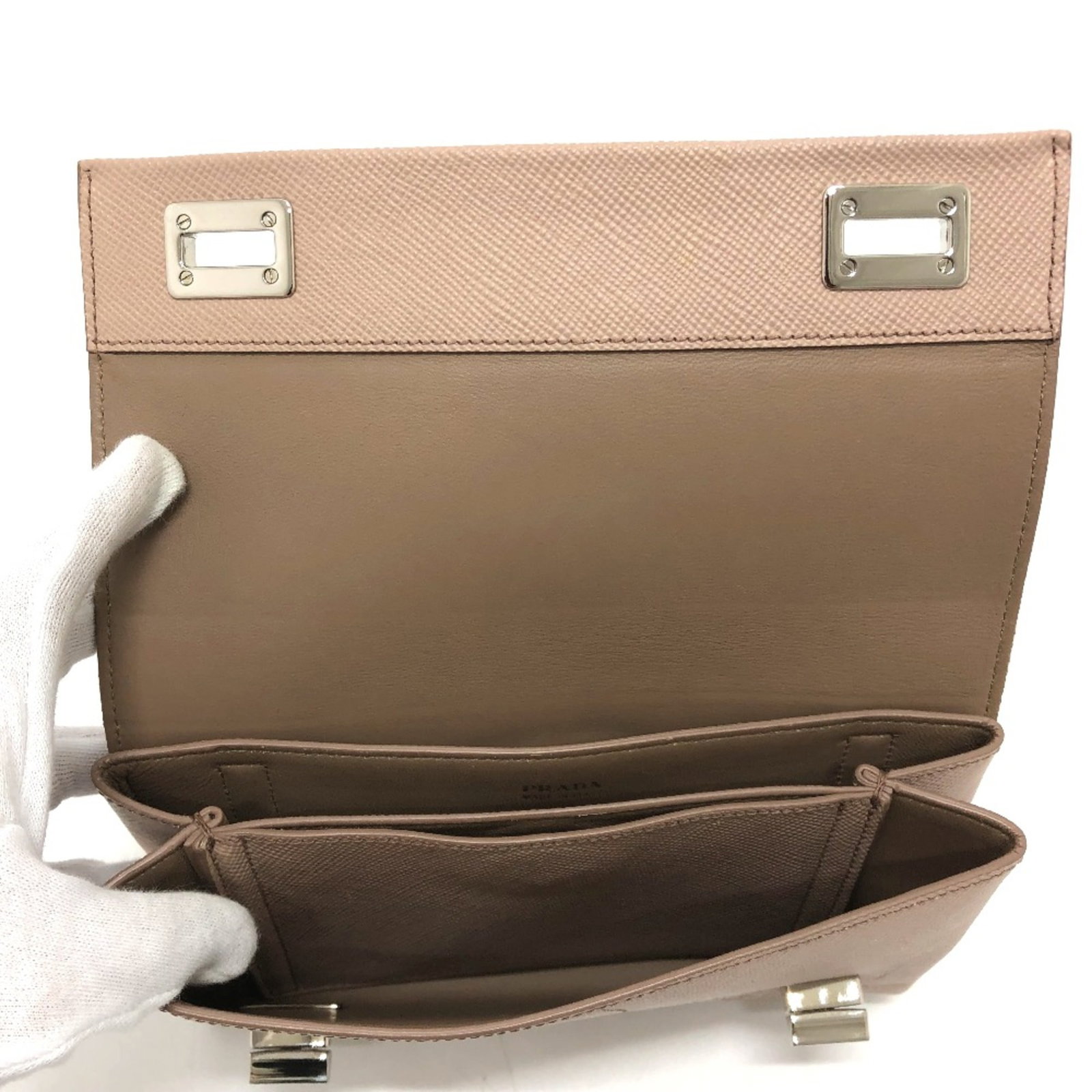 Shoulder Bag Leather Prada - 9