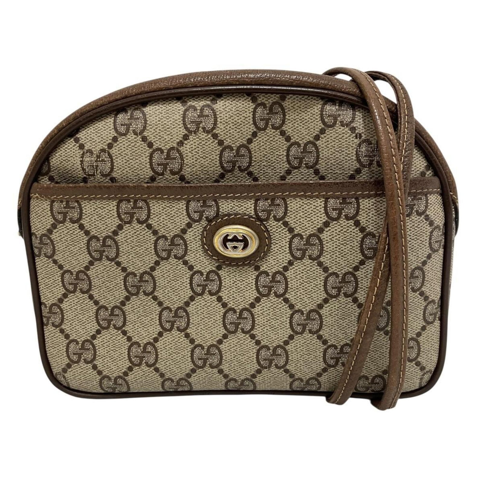 Gucci Supreme Gg Bag Shoulder: Gucci Supreme Gg Bag Shoulder Gucci Supreme Gg Bag Shoulder is a stylish shoulder bag featuring GG Supreme material, a signature Gucci design element. The bag's classic beige and brown color combinati