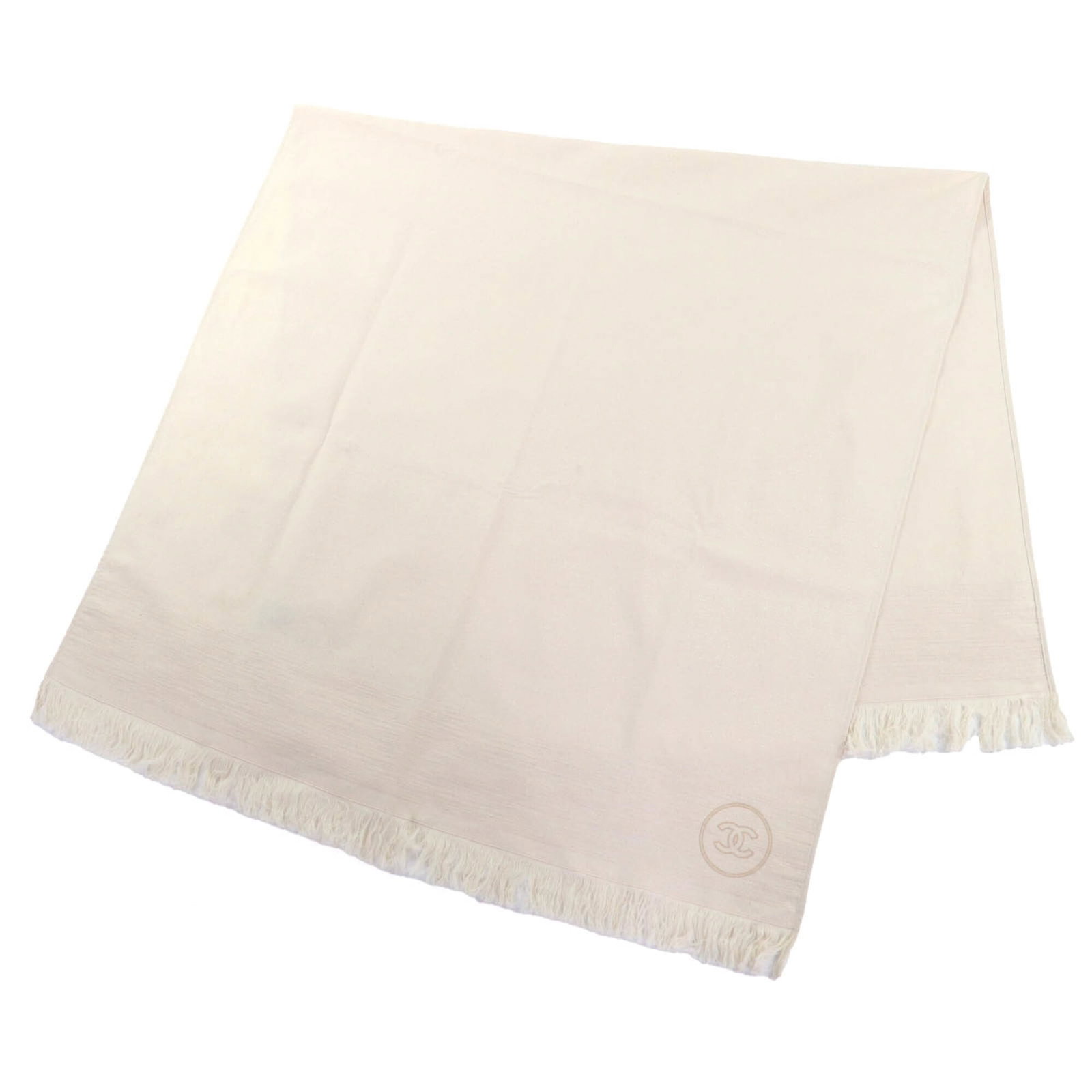 Coco Made Italy Women'S Beach Mat With Ivory Cotton Rug Pouch Embroidery Fringe 200 X 100 Cm: Coco Made Italy Women'S Beach Mat With Ivory Cotton Rug Pouch Embroidery Fringe 200 X 100 Cm The Coco Made Italy Women's Beach Mat features a beautiful ivory cotton rug pouch with intricate embroidery