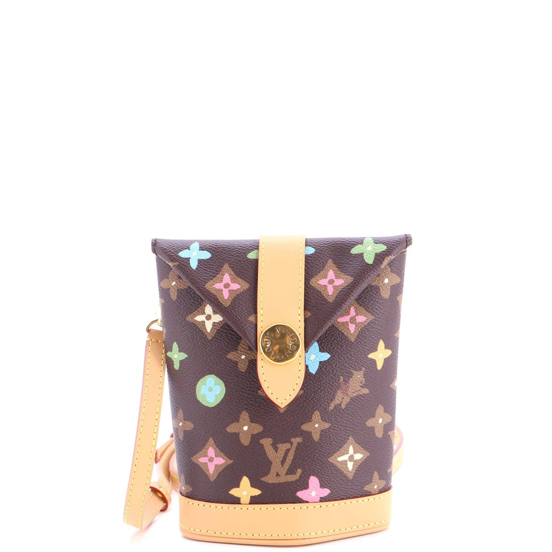 Tyler the Creator Monogram Craggy Canvas Louis Vuitton: Tyler the Creator Monogram Craggy Canvas Louis Vuitton Brown Louis Vuitton Monogram Craggy Canvas shoulder bag with a detachable strap, featuring a signature and a canvas exterior with minor scuffs an