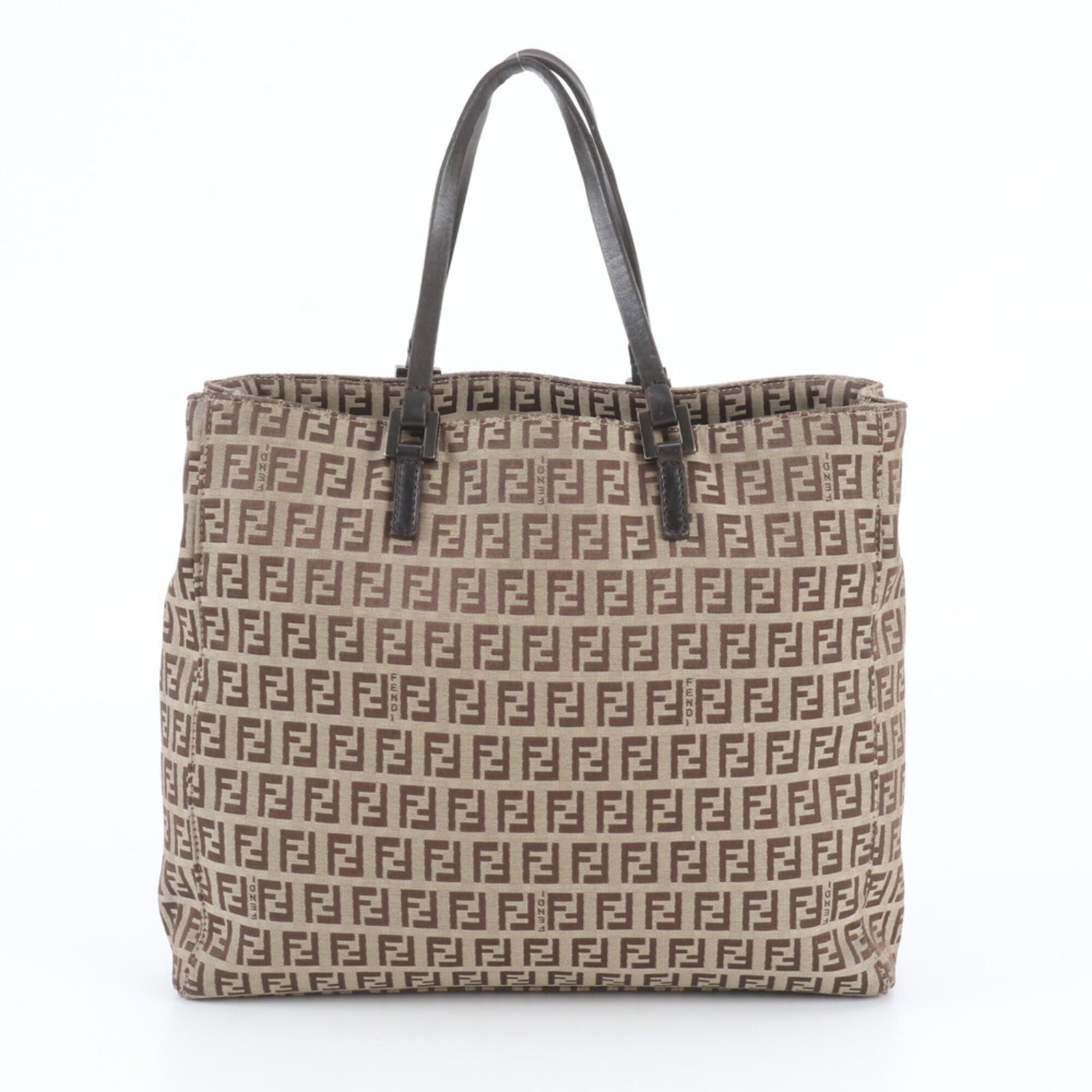 Handbag Fendi Canvas Leather Tote Bag Shoulder: Handbag Fendi Canvas Leather Tote Bag Shoulder Brown Fendi Canvas Leather Tote Bag with Classic Design. This stylish shoulder bag features a combination of leather and canvas materials, offering a