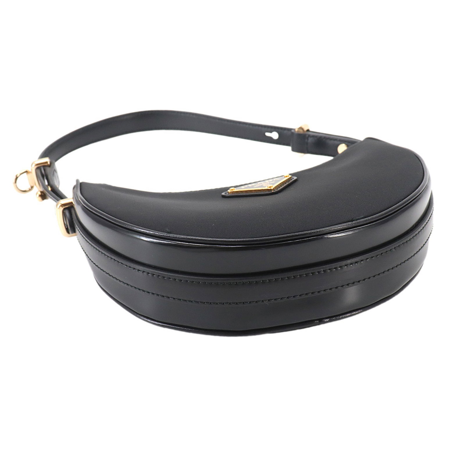 Handbag Nylon Leather Prada - 5