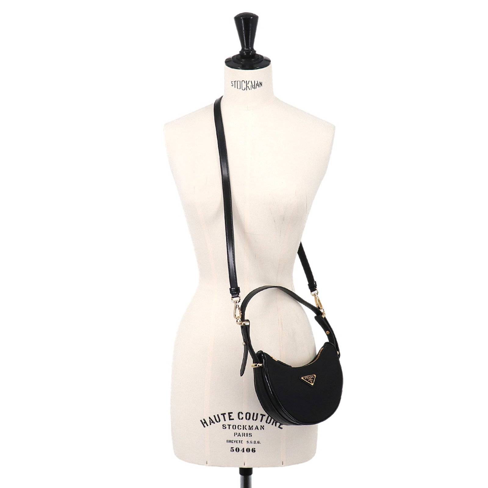 Handbag Nylon Leather Prada - 9