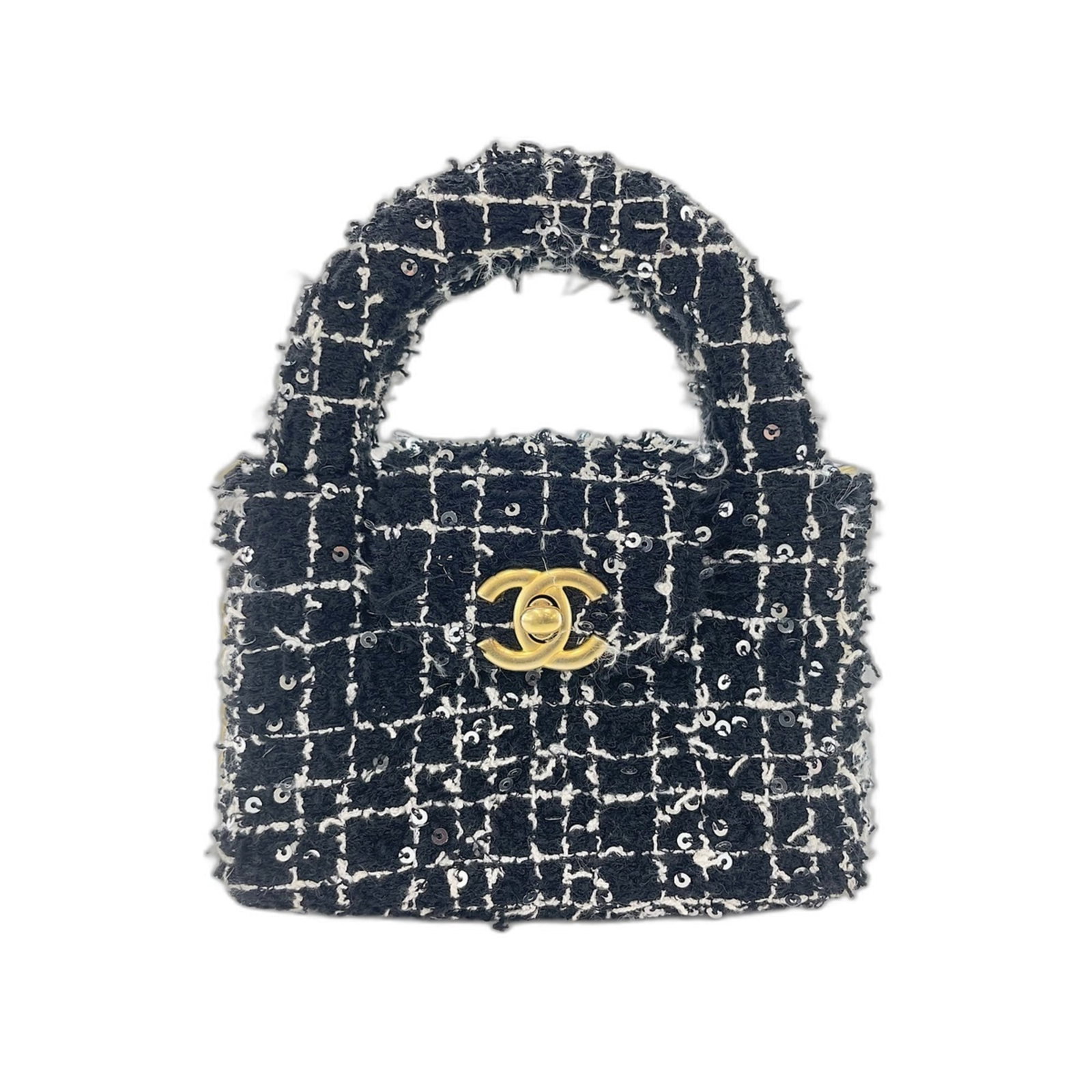 Shoulder Bag by Chanel: Shoulder Bag by Chanel Small but stylish, this black Chanel shoulder bag measures 10cm x 13cm and 3.93'' x 5.11''. Its sleek design makes it a versatile accessory for everyday use. Item Specifics: