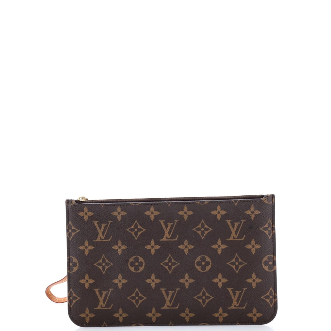 Canvas Large Neverfull Pochette Monogram Louis Vuitton: Canvas Large Neverfull Pochette Monogram Louis Vuitton Canvas Large Neverfull Pochette Monogram Louis Vuitton, featuring the iconic monogram canvas exterior in brown, with a spacious interior and