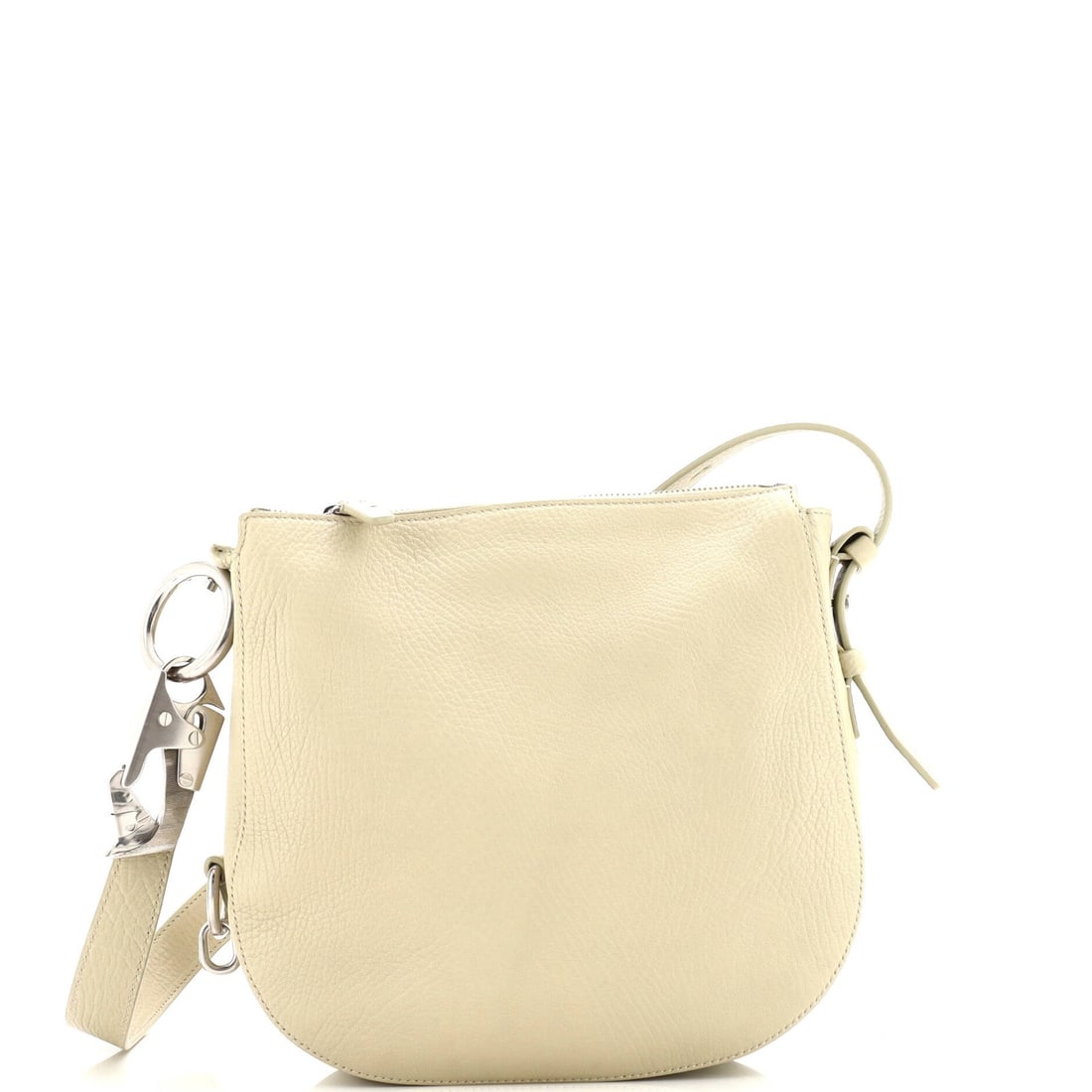 Small Leather Burberry Knight Shoulder Bag: Small Leather Burberry Knight Shoulder Bag Small Leather Burberry Knight Shoulder Bag in Neutral Color. This compact shoulder bag features a neutral exterior with minor creases, a microfiber interior