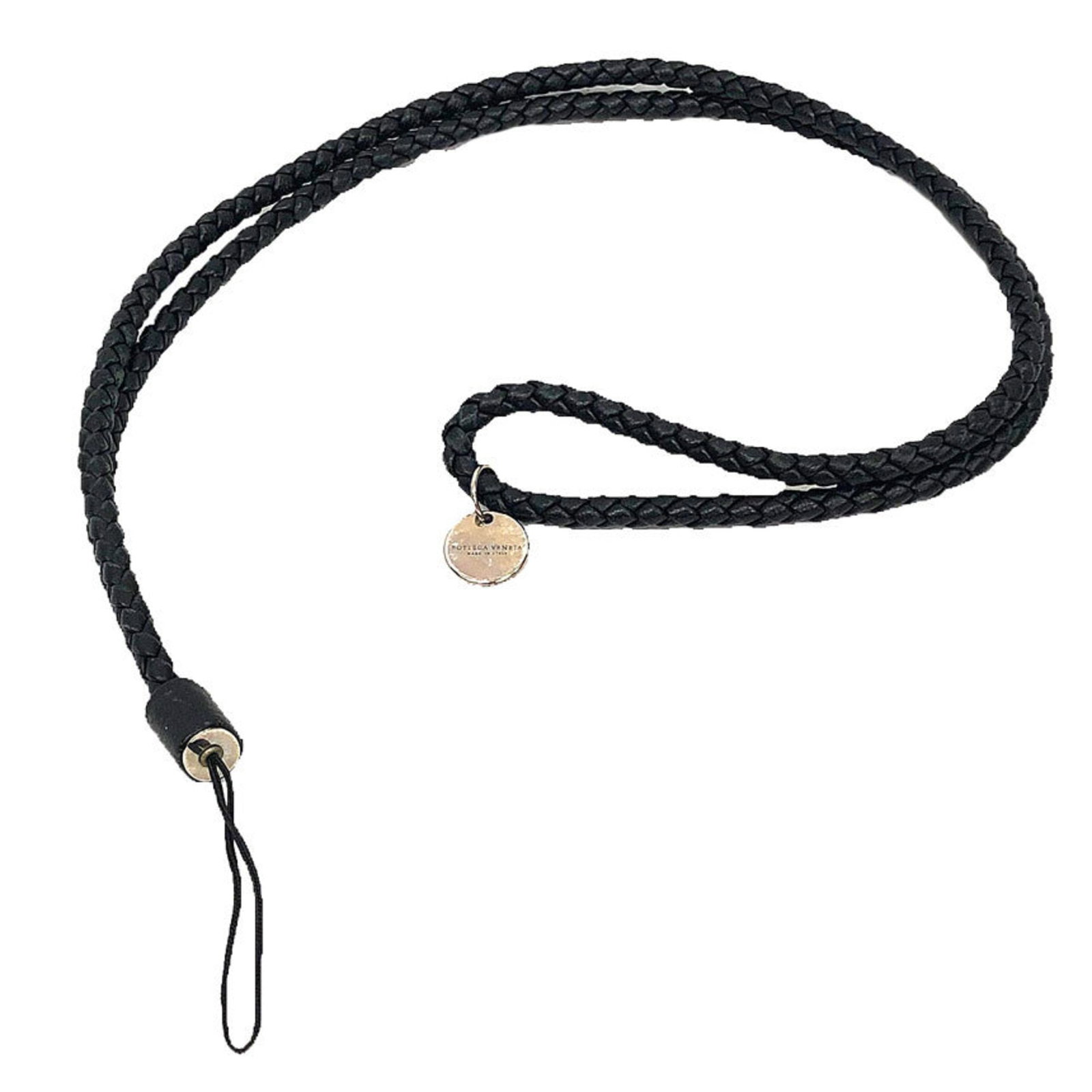 Bottega Veneta Neck Strap Leather: Bottega Veneta Neck Strap Leather Bottega Veneta Neck Strap Leather is a high-quality black leather strap made from genuine Bottega Veneta materials, originating from Italy. This sleek and