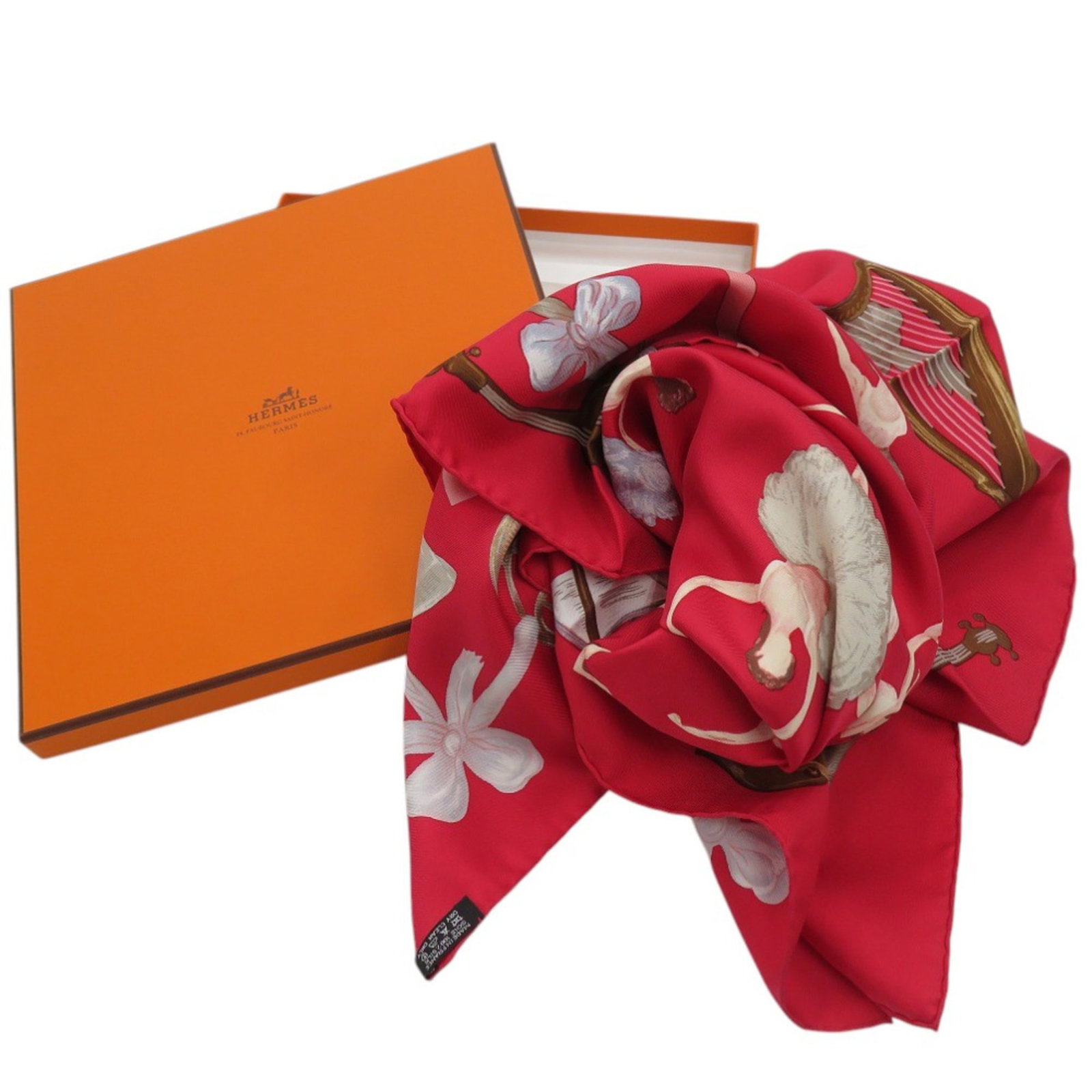 Silk Hermes Scarf - 2