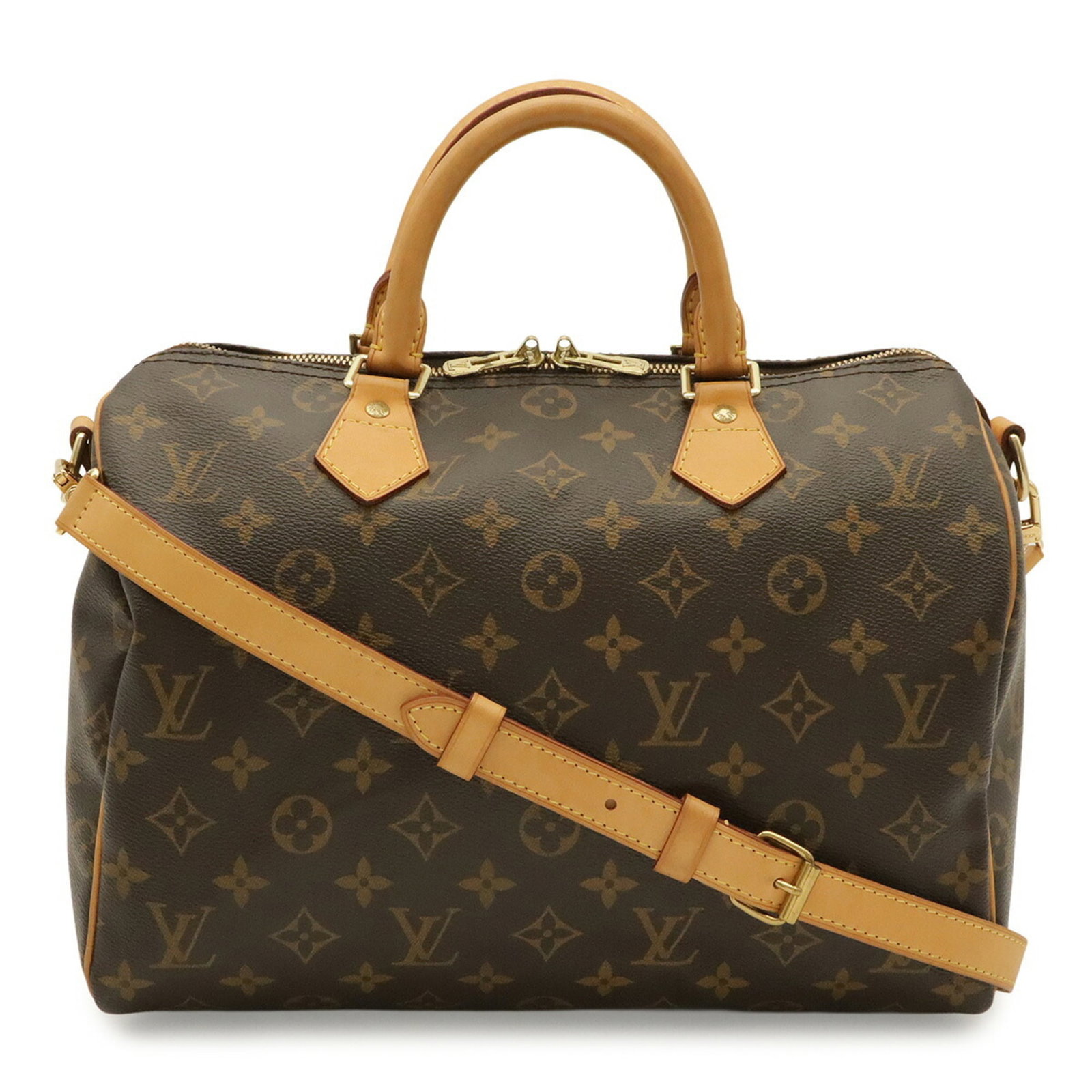Boston Bag Monogram Handbag Shoulder Louis Vuitton: Boston Bag Monogram Handbag Shoulder Louis Vuitton Monogrammed with iconic Louis Vuitton design, this Boston bag features a timeless combination of brown, monogram, and white hues. The structured