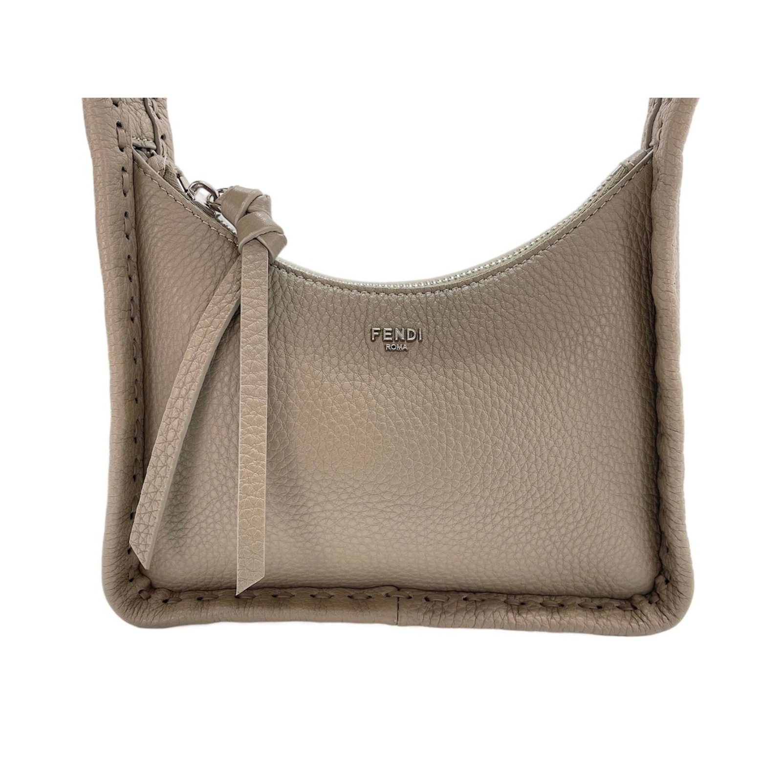 Handbag Fendi: Handbag Fendi Gray Fendi Selleria Handbag. Made by Fendi, this handbag features a signature style with dimensions of 11cm x 19cm x 7cm. The bag bears a serial number on its body. Item Specifics: