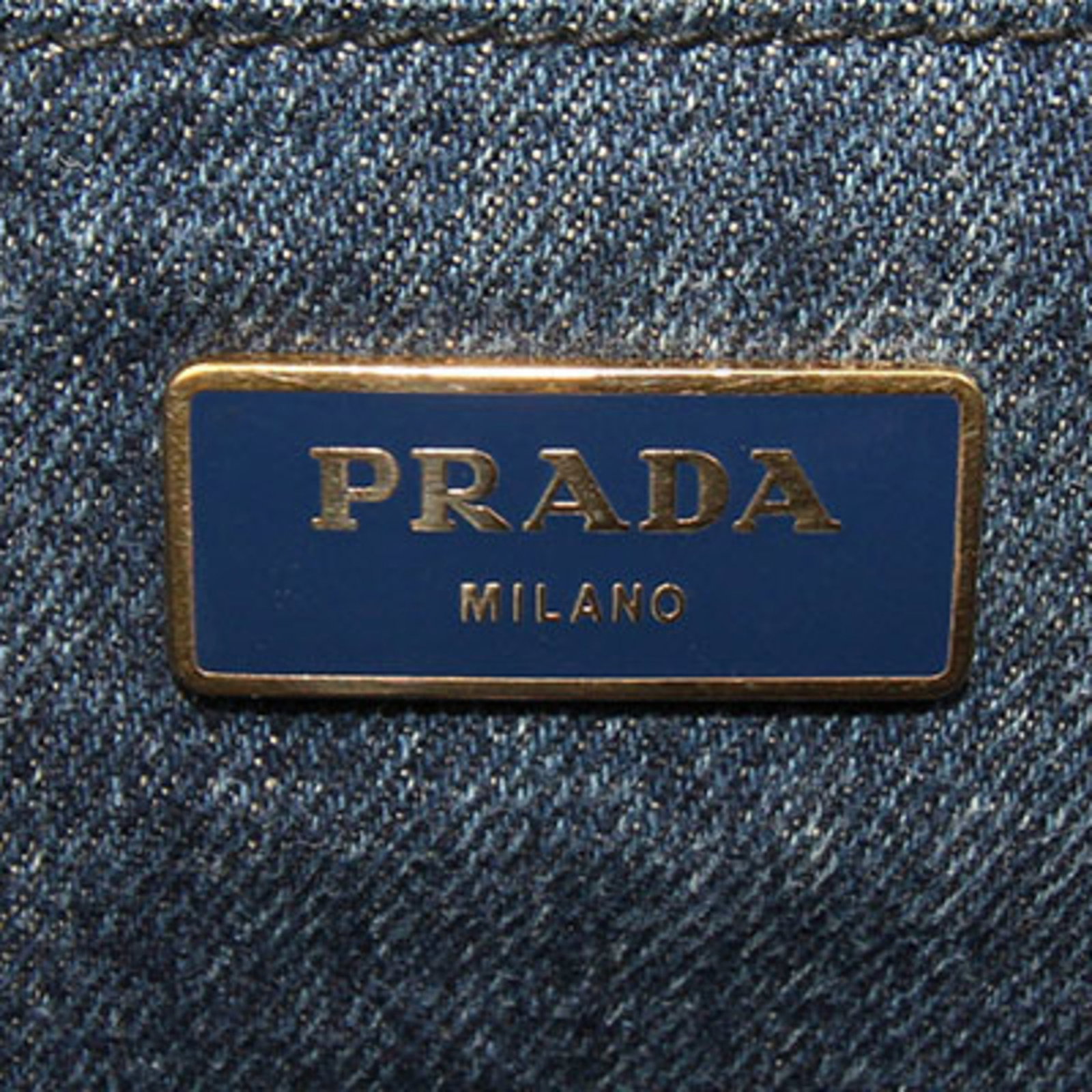 Handbag Denim Prada - 5