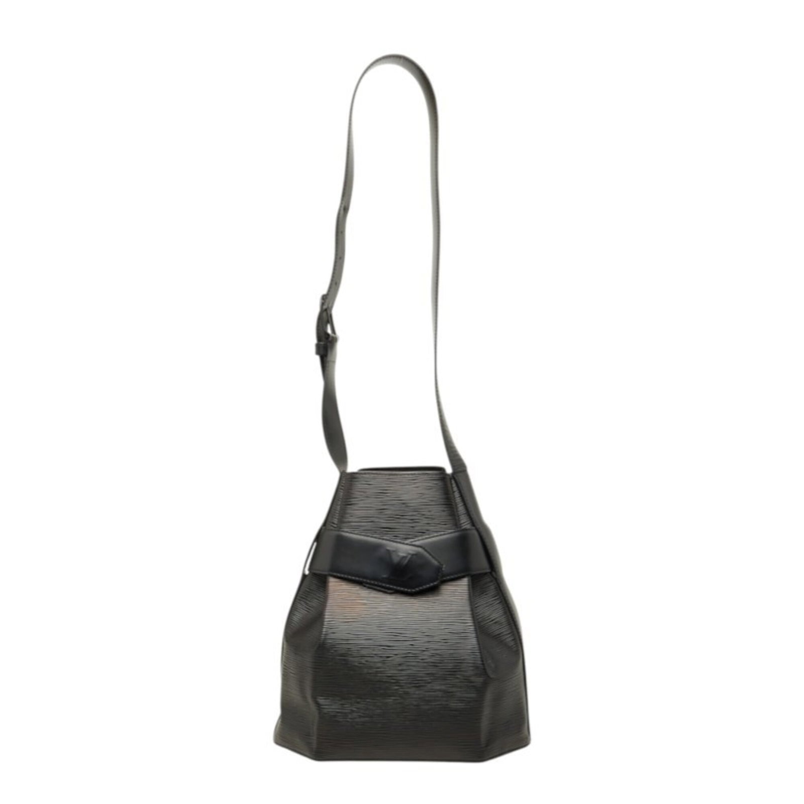 Shoulder Bag Leather Louis Vuitton: Shoulder Bag Leather Louis Vuitton Black, Noir Leather Louis Vuitton Shoulder Bag, 29cm x 26.5cm x 15cm, features high-quality leather construction and classic design. This stylish shoulder bag is