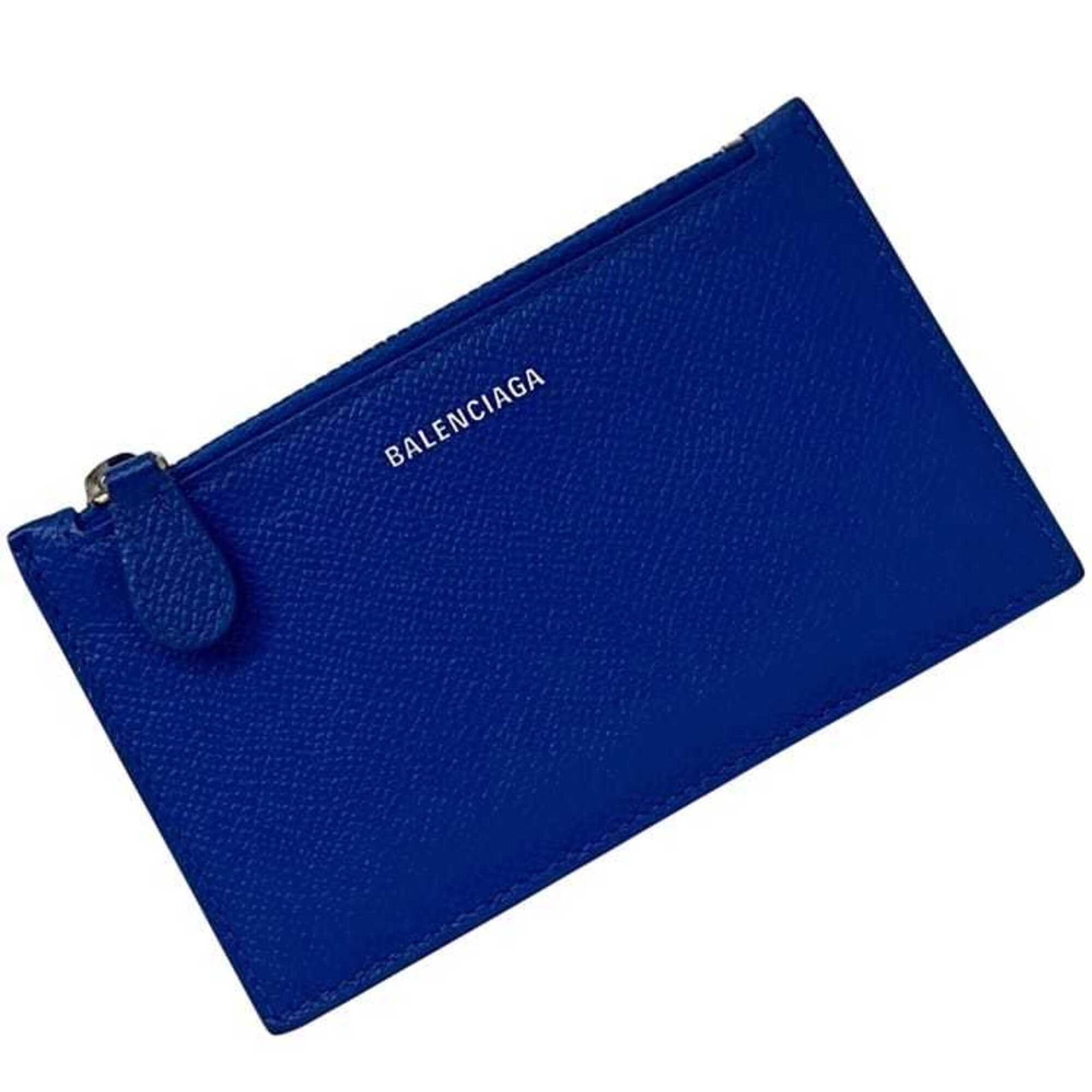 Balenciaga Coin Purse/ Coin Case Leather: Balenciaga Coin Purse/ Coin Case Leather Balenciaga Coin Purse/ Coin Case Leather is a stylish leather accessory featuring a signature blue color and precise measurements. Made from high-quality