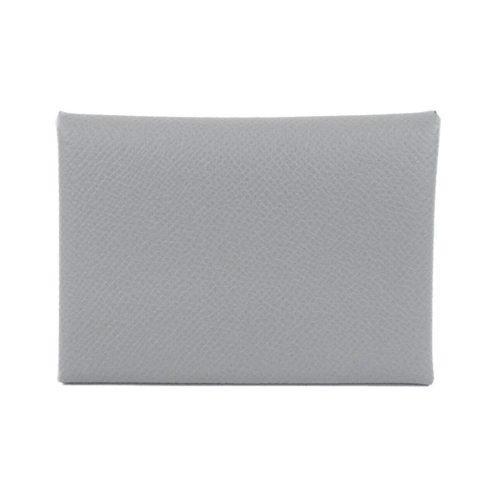 Hermes Coin Purse/ Coin Case Epsom Leather: Hermes Coin Purse/ Coin Case Epsom Leather Epsom leather coin purse/coin case from Hermes, featuring a sleek blue or gray design. Measuring 7cm x 10.5cm x 2cm, this compact accessory is packaged in a