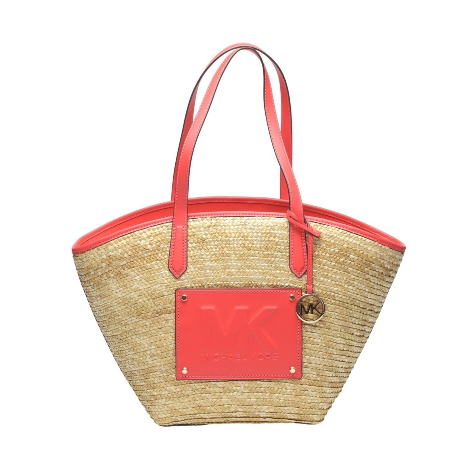Canvas Leather Handbag Kors Michael: Canvas Leather Handbag Kors Michael Canvas Leather Handbag in Pink by Michael Kors. This stylish handbag features a canvas and leather construction, with a signature pink color. Comes with a dust bag